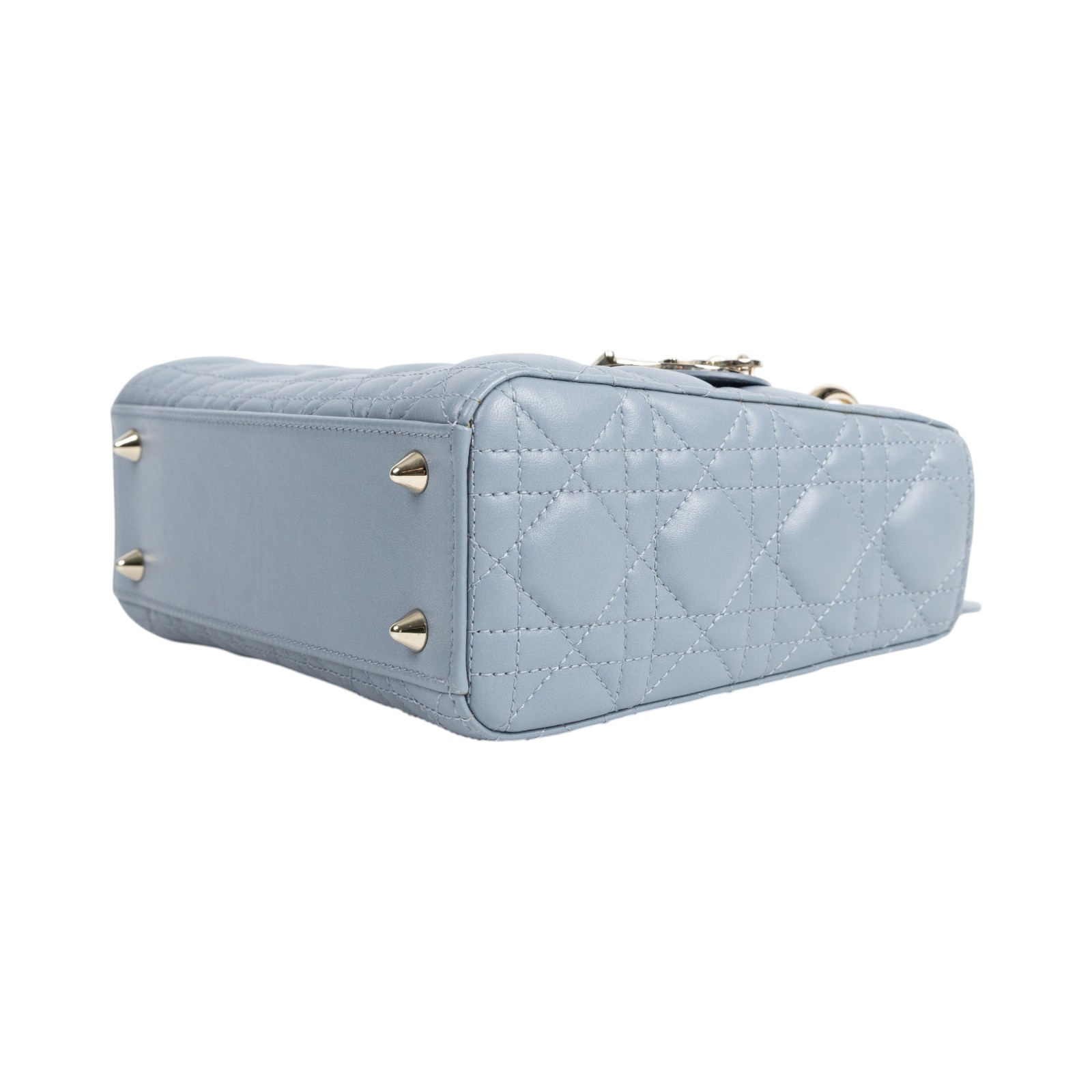 迪奧 CHRISTIAN DIOR Lady Dior My ABCDior 小型 肩背 手提包 羊皮 M0538OCEA  原廠盒子/保證卡/背帶