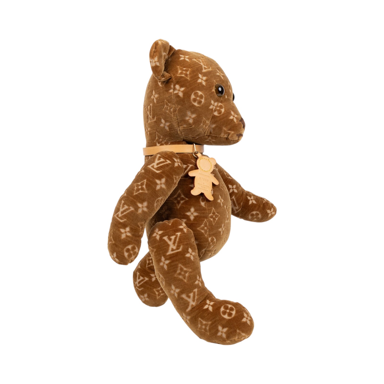 路易威登 LOUIS VUITTON Teddy Bear PM 小熊 公仔 GI0791 棕Teddy Bear PM玩偶 防塵袋