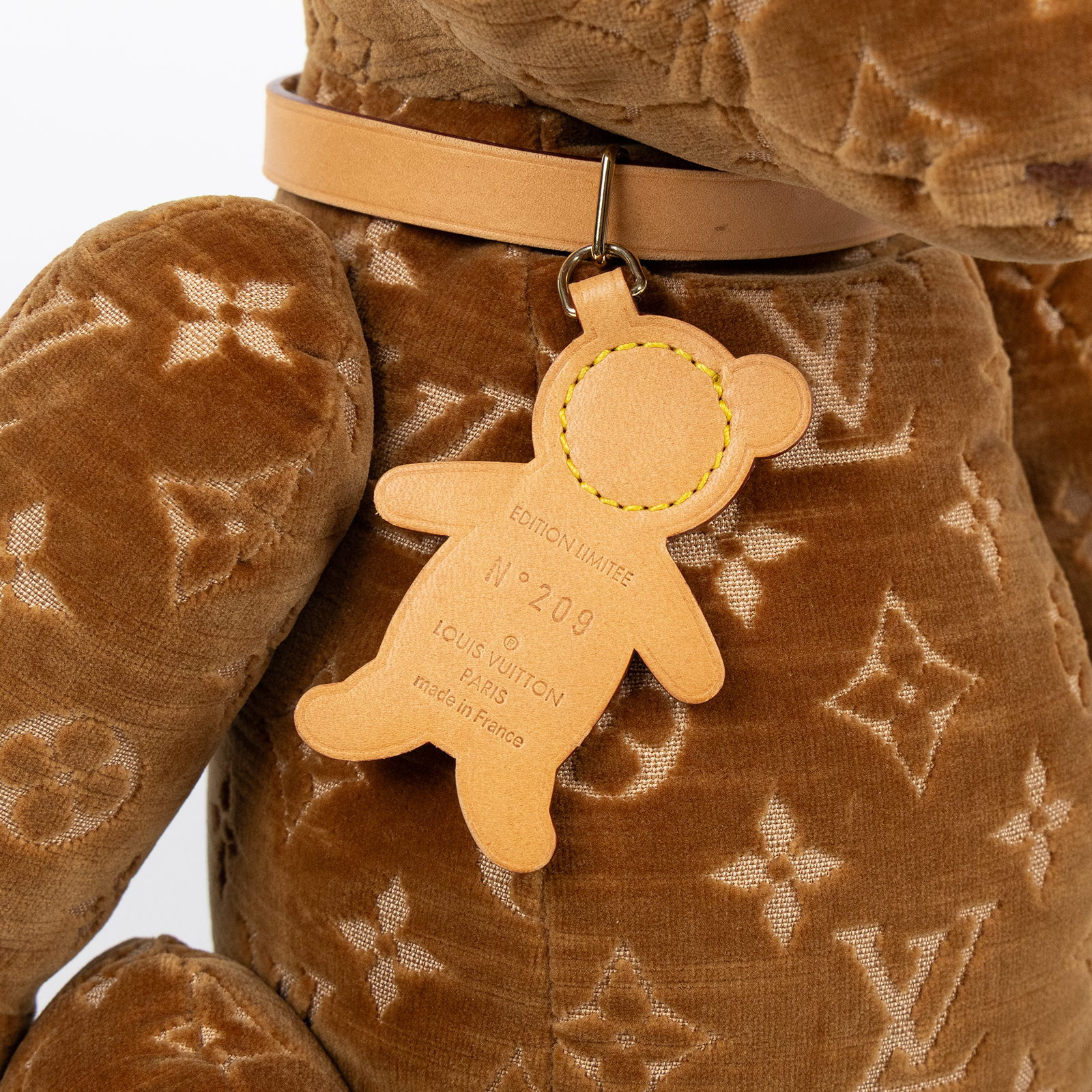 路易威登 LOUIS VUITTON Teddy Bear PM 小熊 公仔 GI0791 棕Teddy Bear PM玩偶 防塵袋