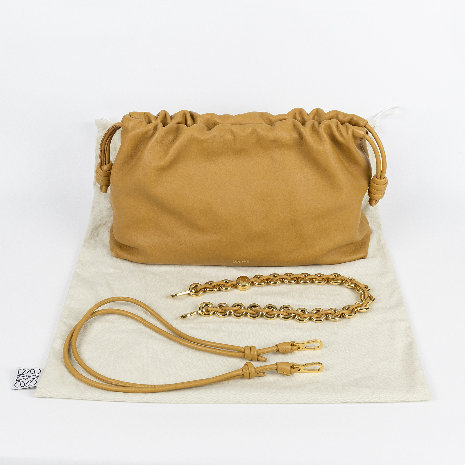 羅意威 LOEWE Flamenco Purse 大型 肩背包 斜背包 手提包 A411FPDX44  防塵袋/背帶2