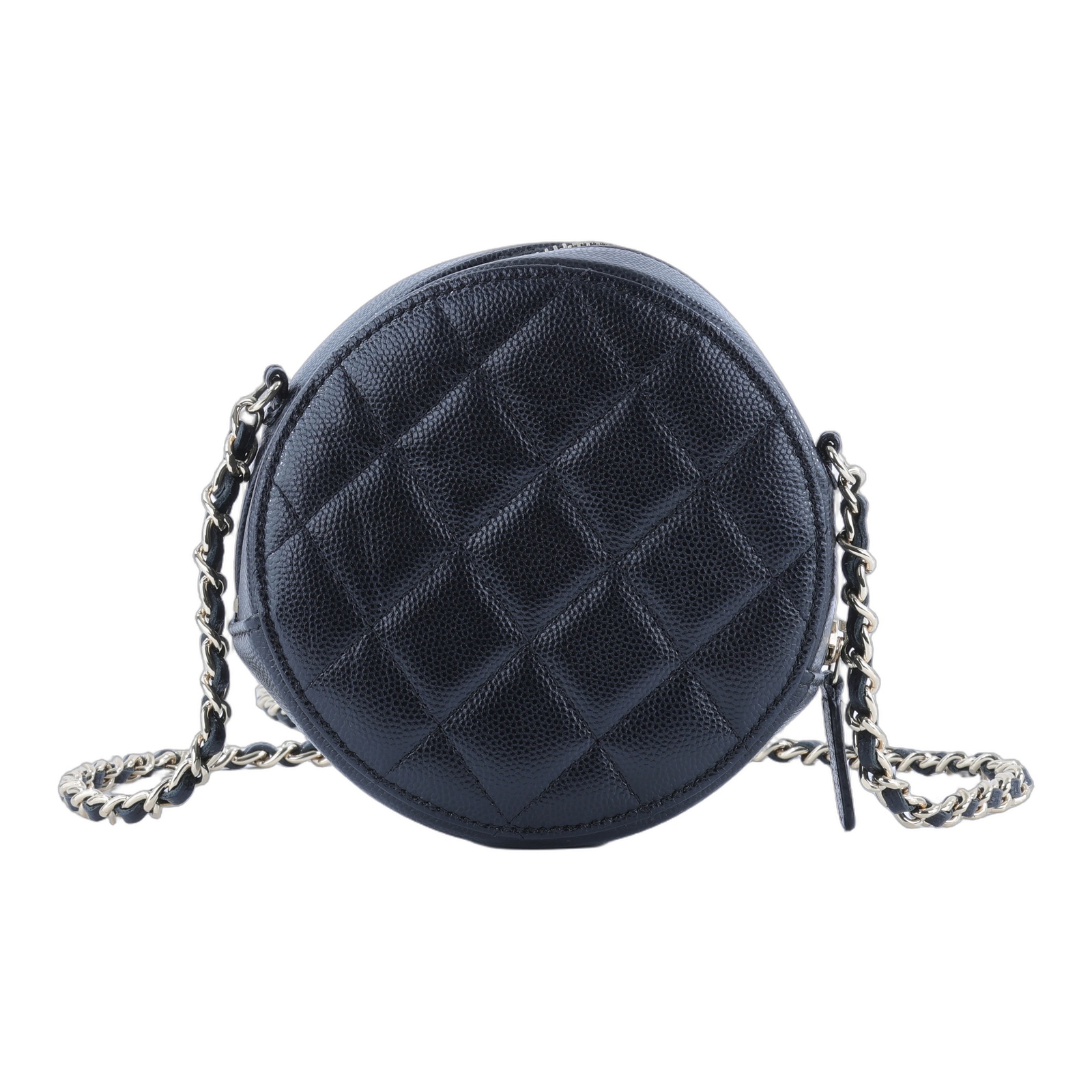 香奈兒 CHANEL 19 荔枝皮 肩背 斜背 水鑽 圓餅包 AP2736 B08043 黑荔枝水鑽圓餅包 原廠盒子/防塵袋/保證卡/購買證明