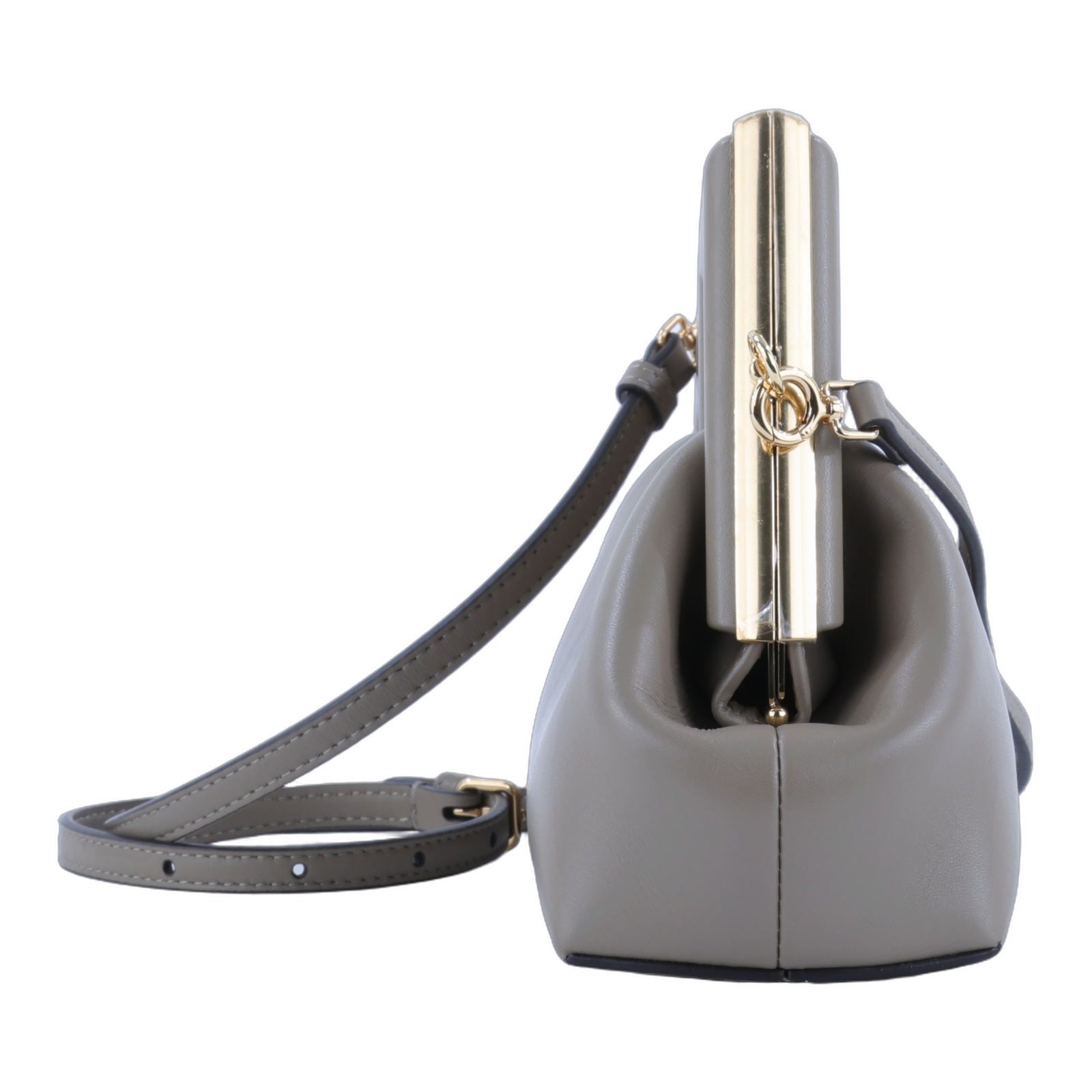芬迪 FENDI First 手拿包 小型 8BP129ABVE 灰First 23CM 防塵袋/背帶/產品資訊標籤