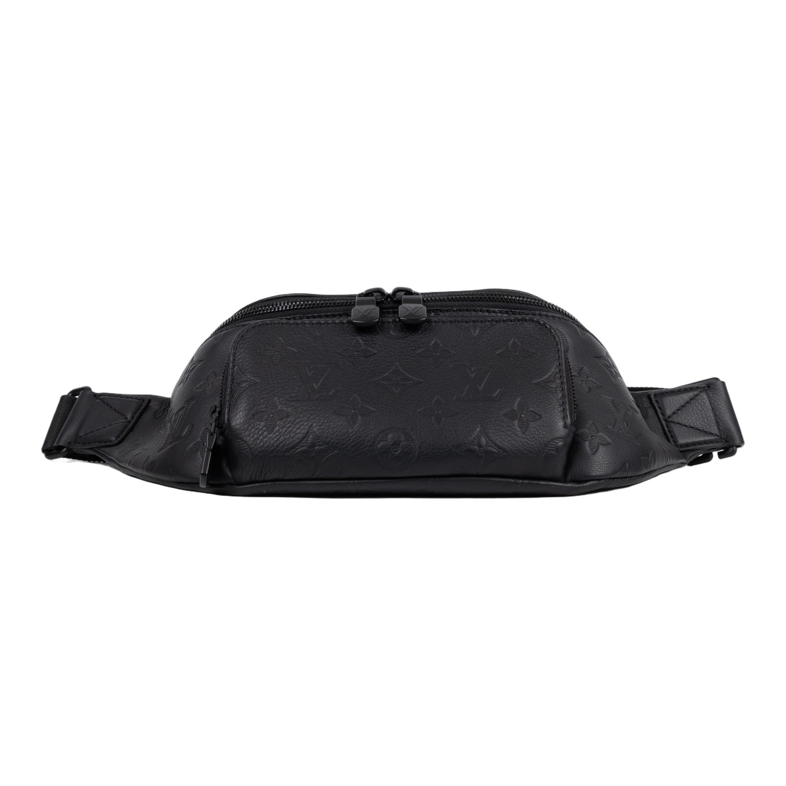 路易威登 LOUIS VUITTON Rush 腰包 黑色 小牛皮 M47058 晶片款 黑Rush腰包 原廠盒子/防塵袋