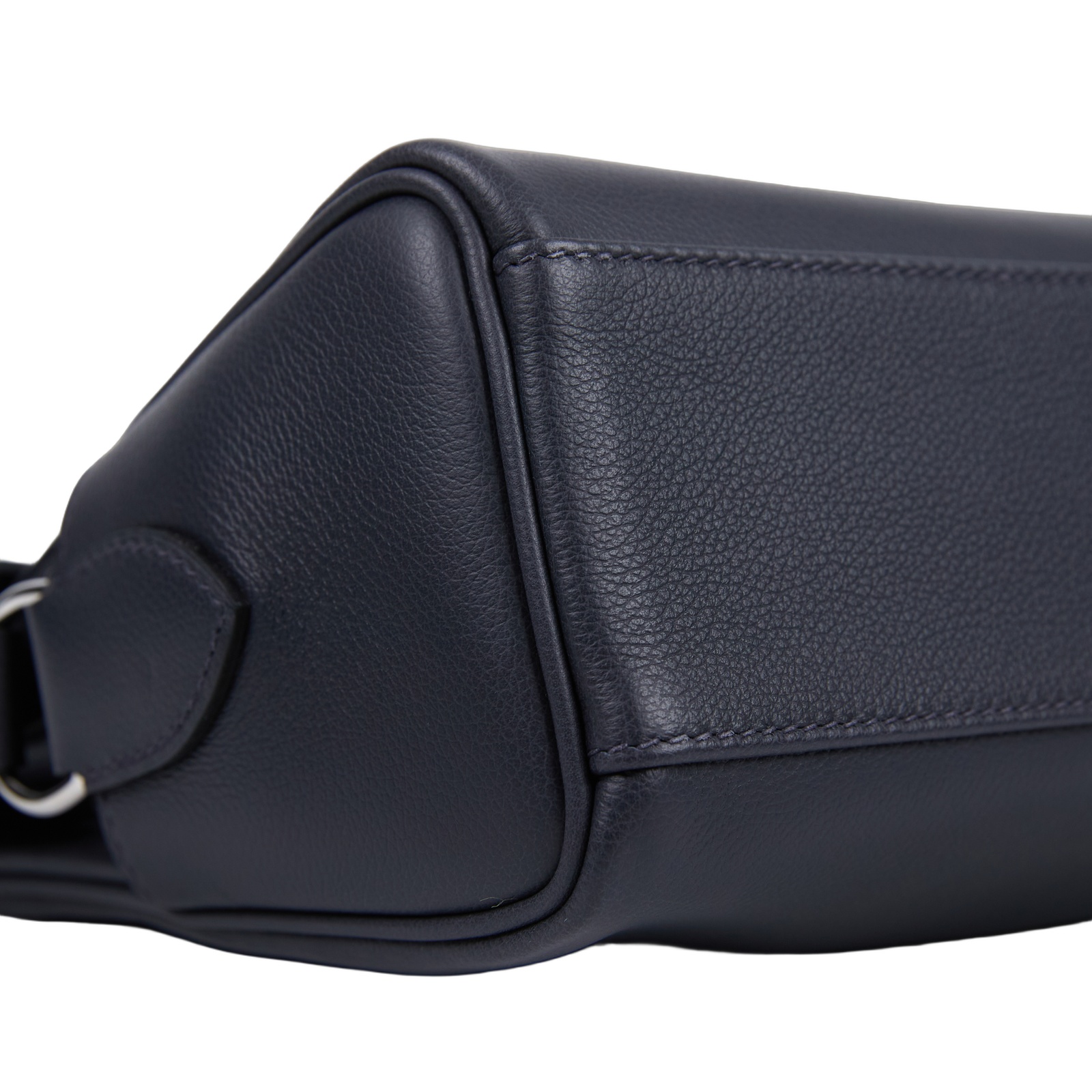 愛馬仕 Hermes Kelly Messenger 郵差包 銀色五金 水兵藍色 H084946CK3Y K MS 865 MA  原廠盒子/防塵袋/鎖組/國外收據