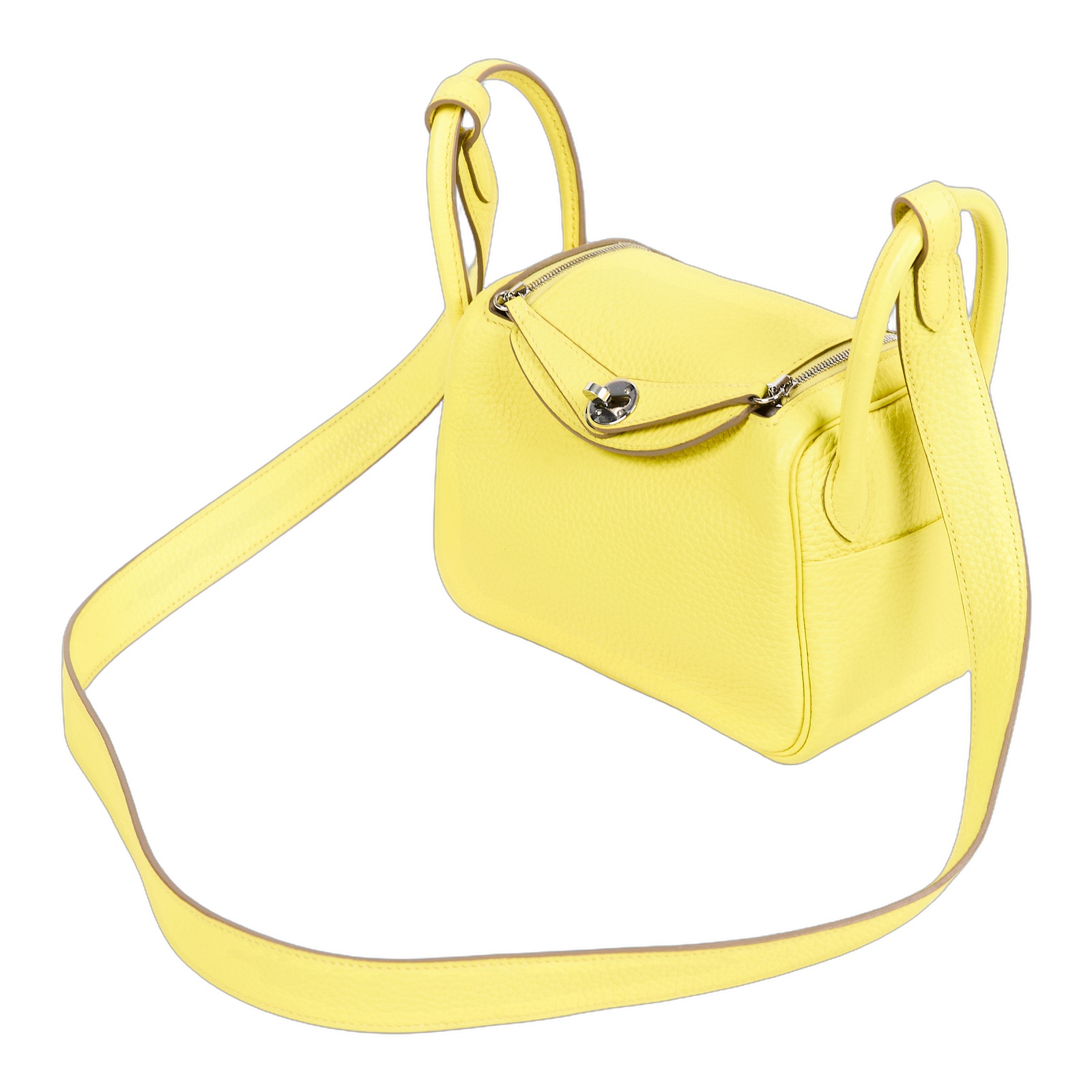 愛馬仕 Hermes Lindy 琳迪包 迷你 LDM Z MM 309 FX Z刻 黃色MINI LINDY 無附屬品
