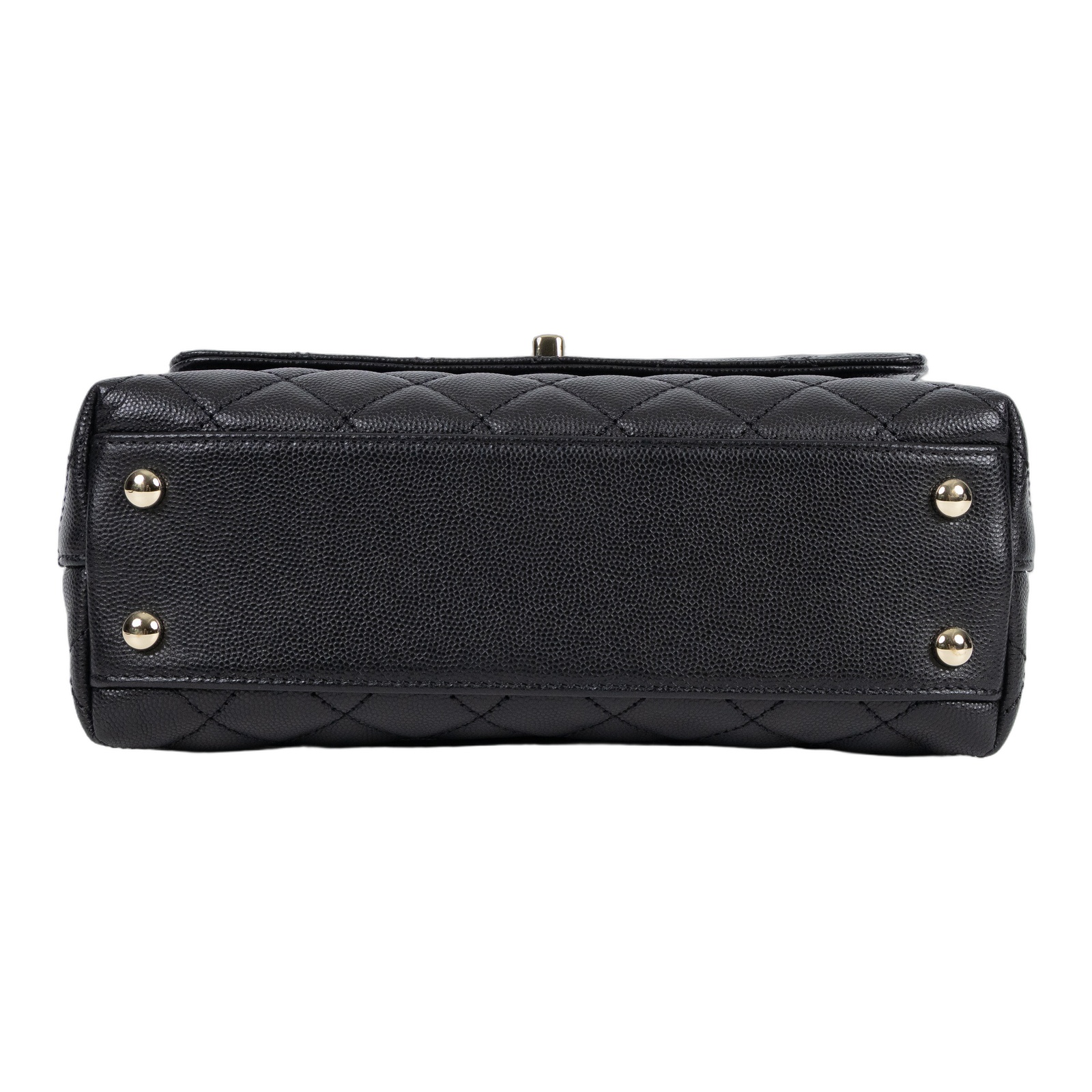 香奈兒 CHANEL Handle 24 手提 口蓋包 A92990 晶片款 黑荔枝HANDLE24 背帶