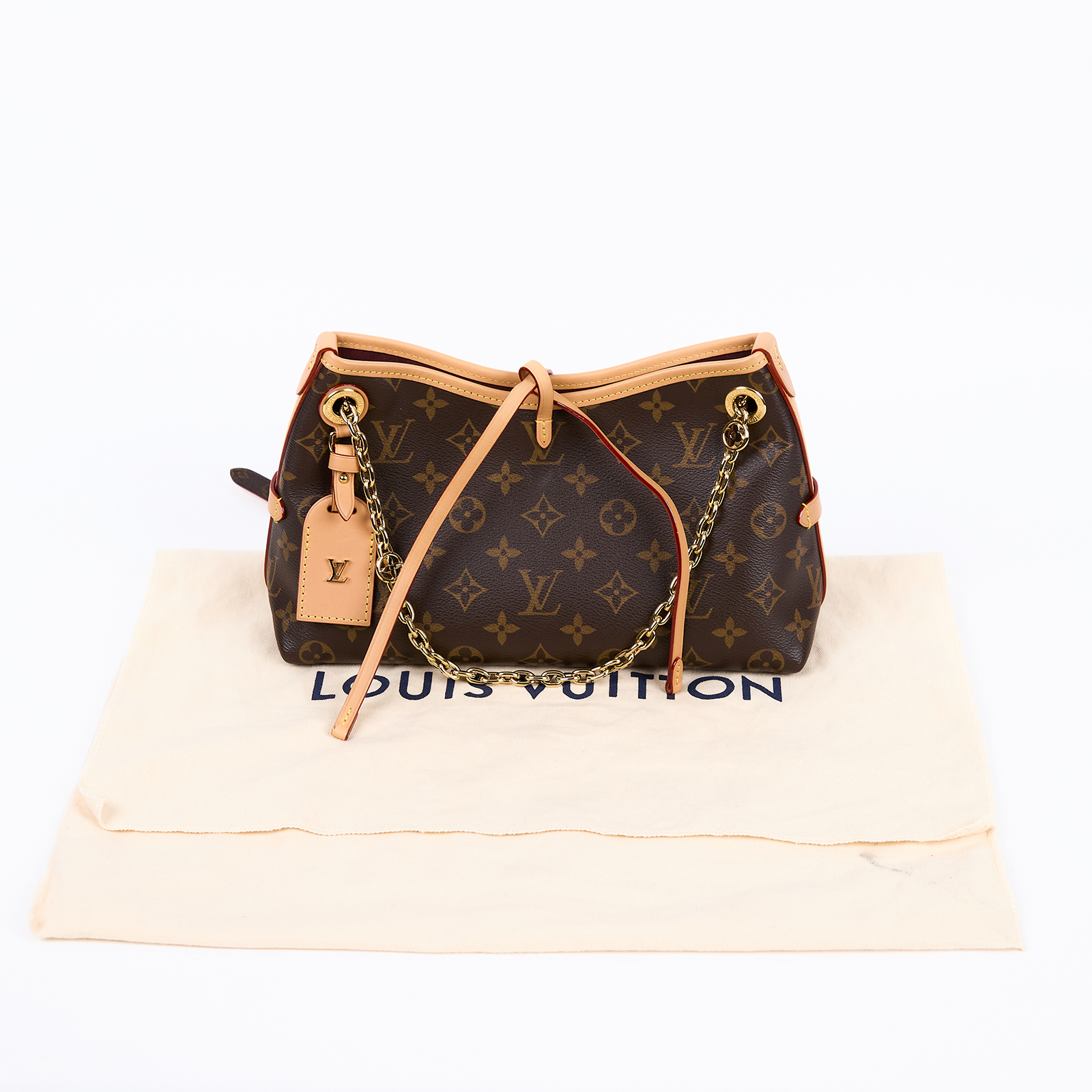 路易威登 LOUIS VUITTON CarryAll BB 手提包 M13014 晶片款 原花CARRY ALL BB 防塵袋