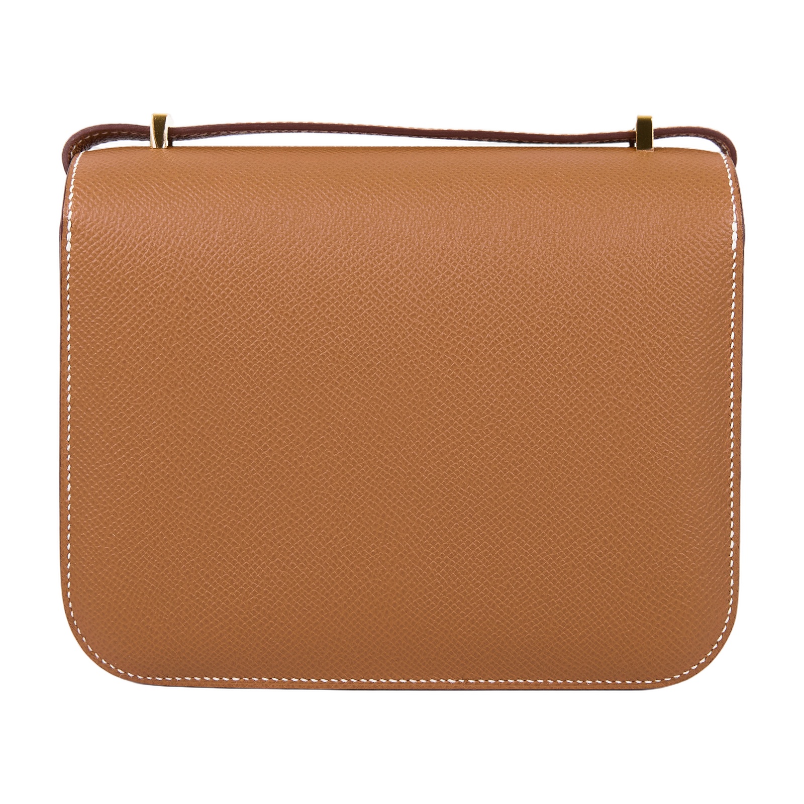 愛馬仕 Hermes Constance Bag 康康包 MIni 18  金色五金 金棕色 H083905CC37 /G AC 376 CI  原廠盒子/防塵袋/國外購買證明/鏡子