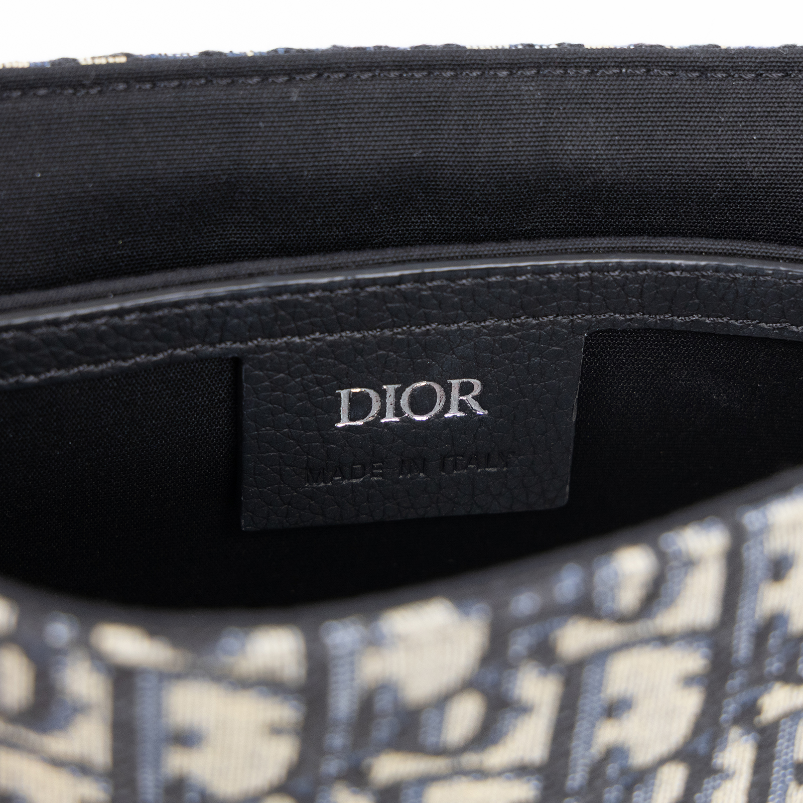 迪奧 CHRISTIAN DIOR Saddle 迷你 翻蓋 郵差包 2ADCA435YKS 緹花Saddle迷你翻蓋郵差包 原廠盒子/防塵袋/購買證明