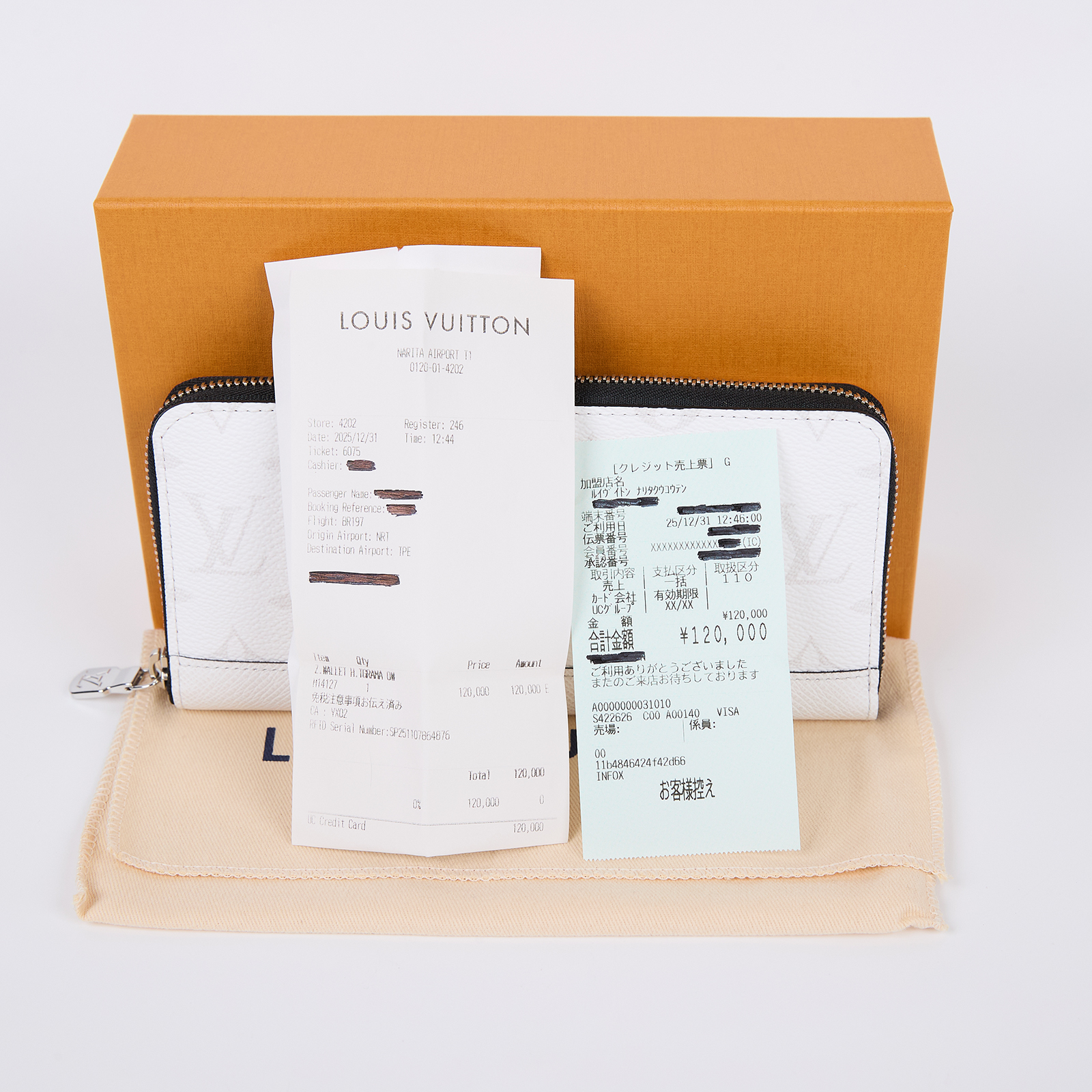 路易威登 LOUIS VUITTON Zippy Wallet Horizontal 拉鍊長夾 錢包 M14127 晶片款  原廠盒子/防塵袋/國外購買證明