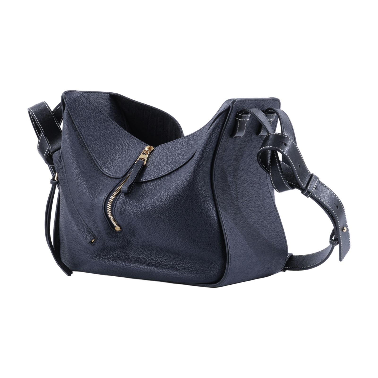 羅意威 LOEWE Hammock 手提包 小型 經典小牛皮   深藍HAMMOCK SMALL 無附屬品