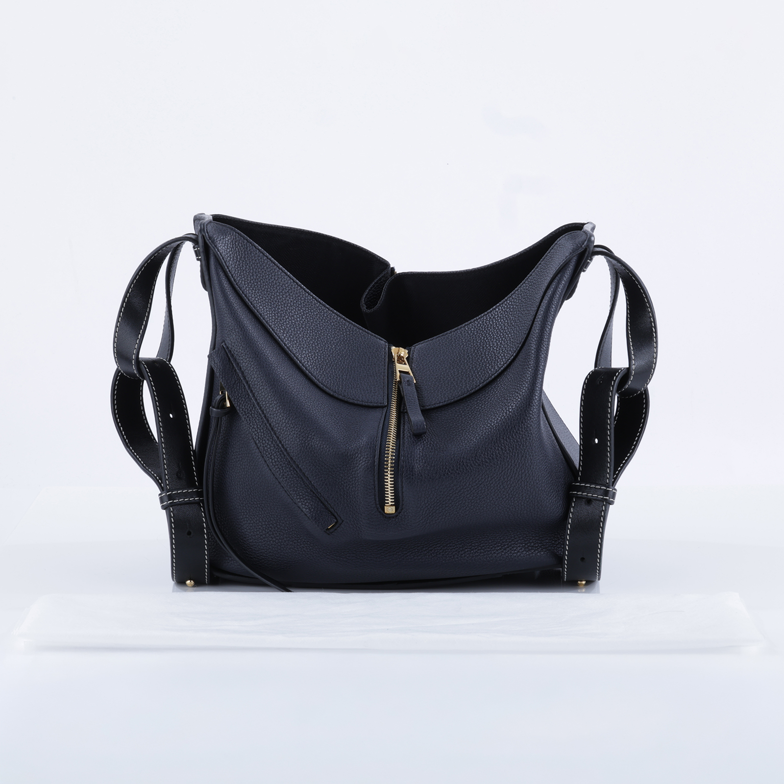 羅意威 LOEWE Hammock 手提包 小型 經典小牛皮   深藍HAMMOCK SMALL 無附屬品