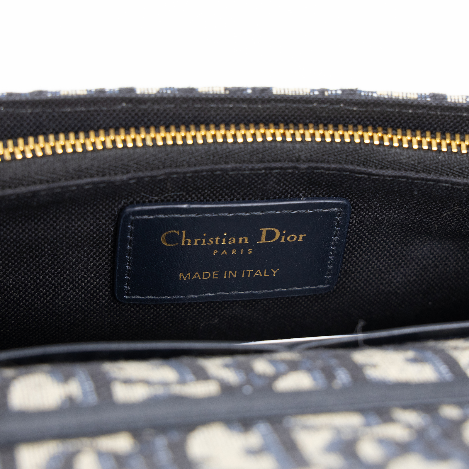 迪奧 CHRISTIAN DIOR Lady Dior My 帆布 鍊條 肩背 手拿包 S2086UTZQ  原廠盒子/防塵袋/背帶/國外購買證明