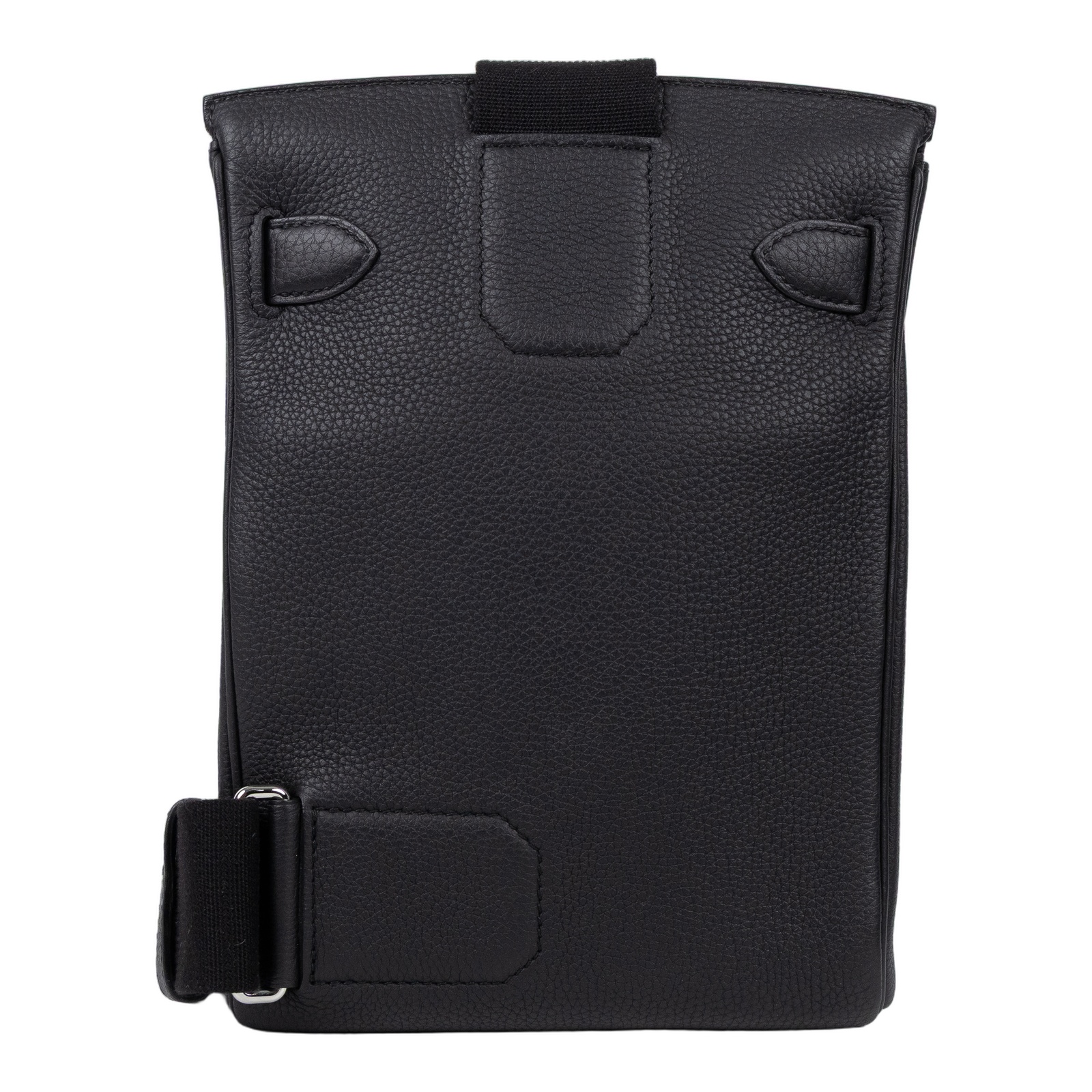 愛馬仕 Hermes Hac a Dos PM backpack 後背包 銀色五金 黑色 H083589CK89 /B F 1101 DU  原廠盒子/防塵袋/鎖組