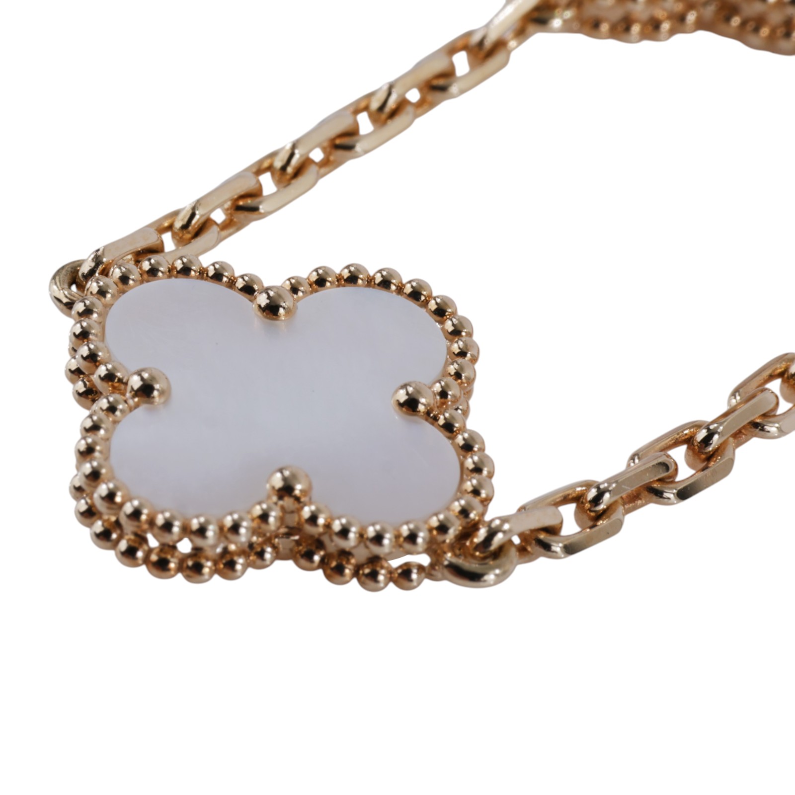 梵克雅寶 Van Cleef & Arpels Vintage Alhambra 手鍊 VCARA41800_改短1.5cm  原廠盒子/保書