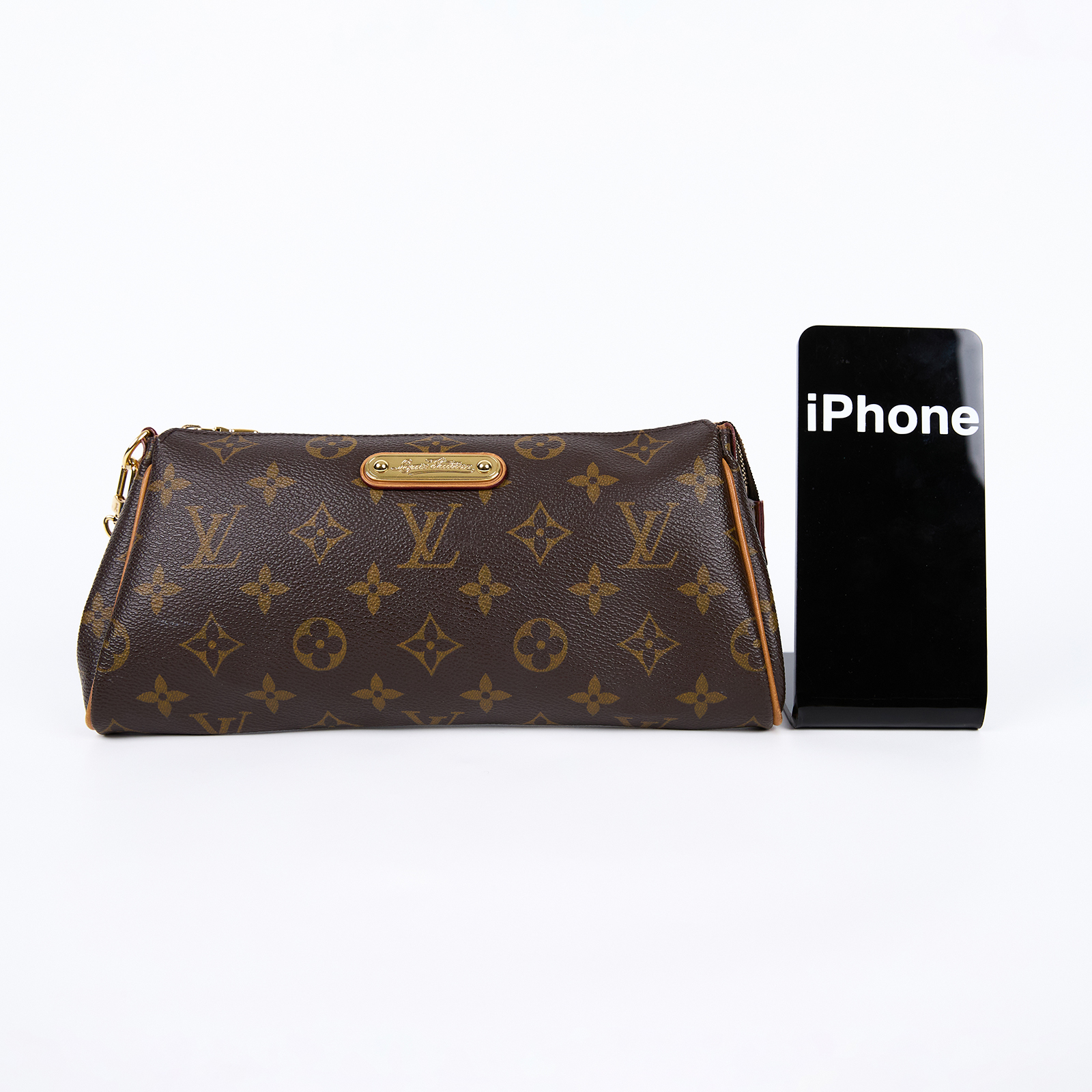 路易威登 LOUIS VUITTON Eva 經典帆布 鍊帶 小肩包 M95567 原花EVA肩背包 背帶
