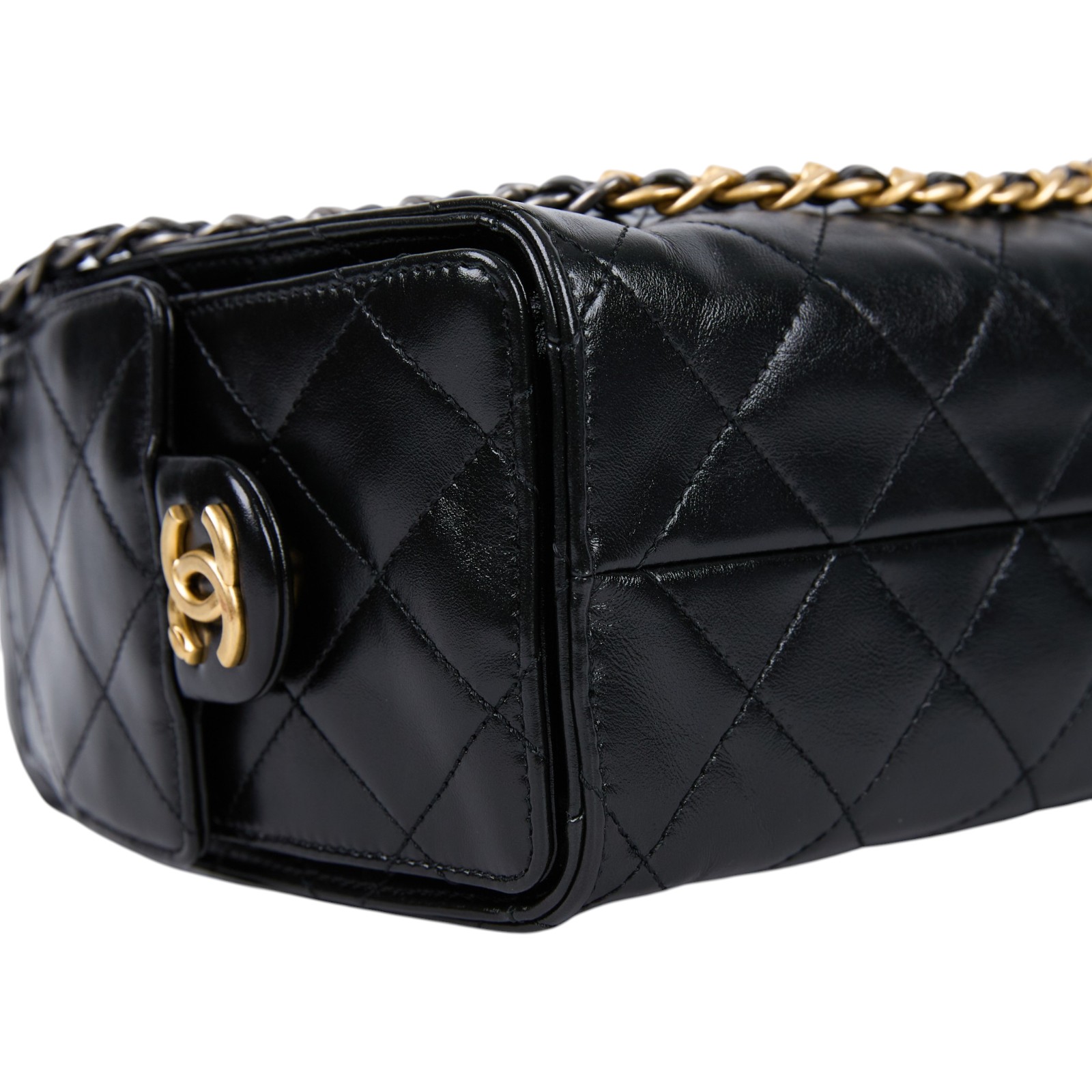 香奈兒 CHANEL 25 迷你包 AS5631 晶片款 黑25包 MINI 原廠盒子/防塵袋