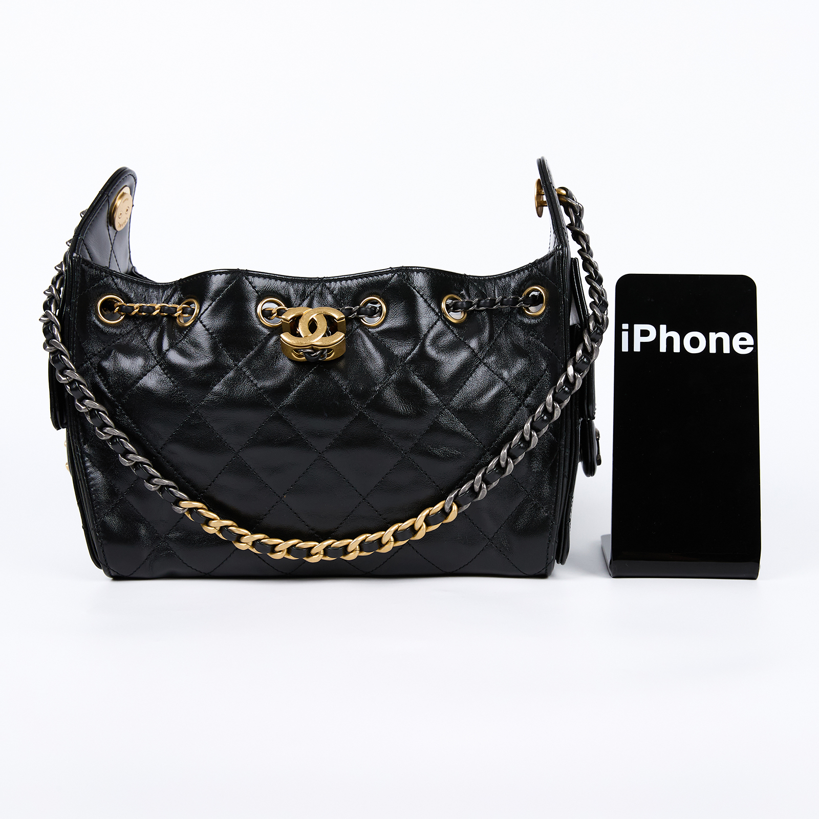 香奈兒 CHANEL 25 迷你包 AS5631 晶片款 黑25包 MINI 原廠盒子/防塵袋