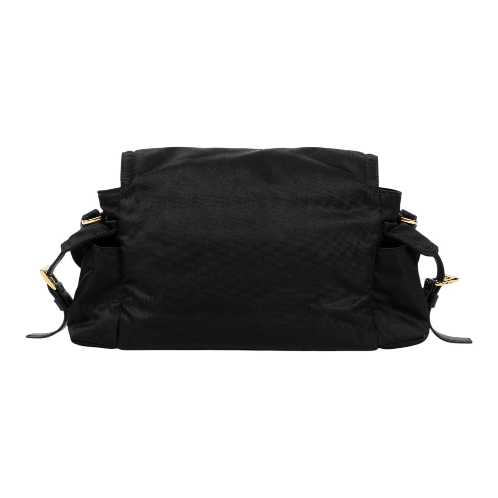 普拉達 PRADA Explore Re-Nylon 中型 翻蓋肩背袋 1BD394_RDLN 黑RE-NYLON EXPLORE MEDIUM 背帶2/防塵袋