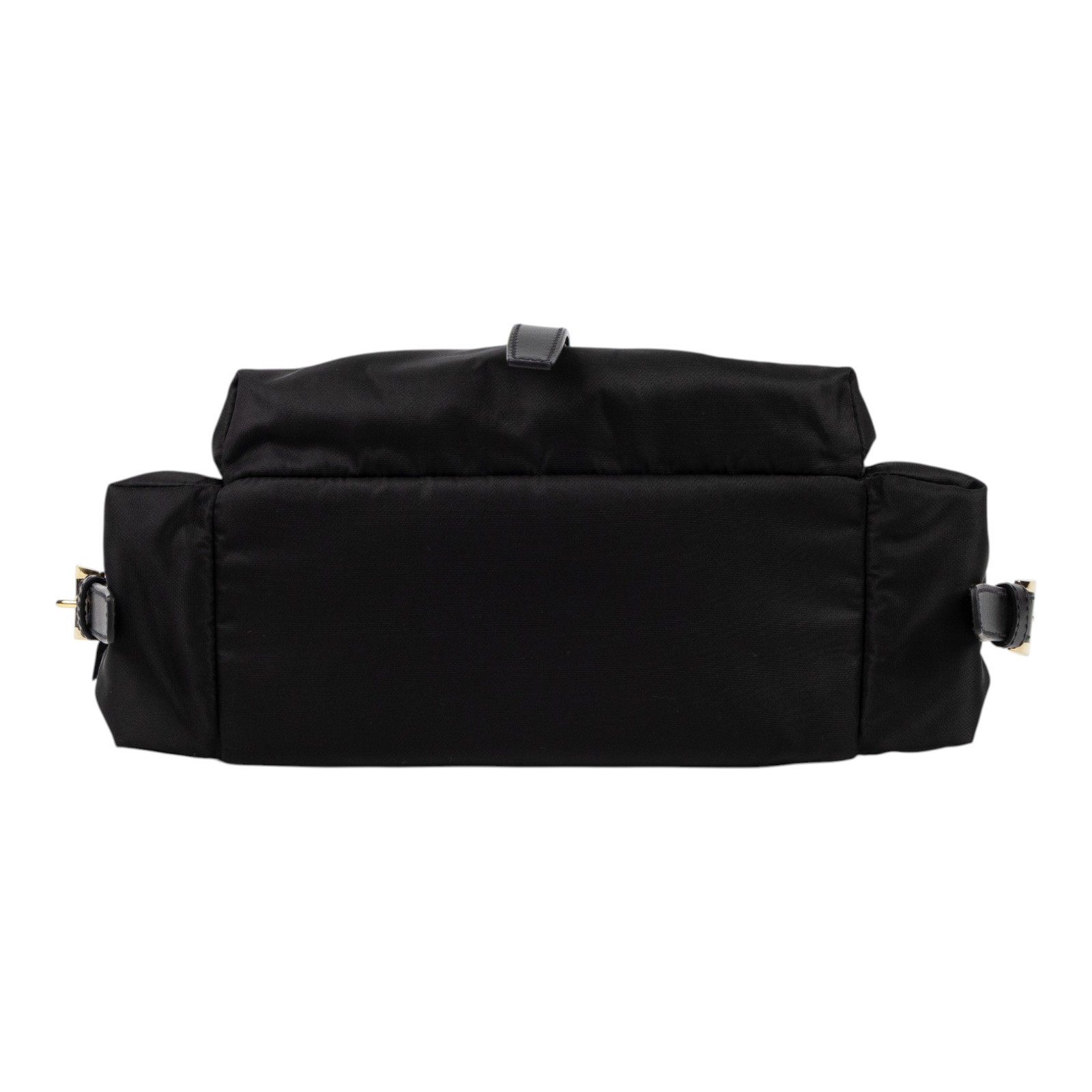 普拉達 PRADA Explore Re-Nylon 中型 翻蓋肩背袋 1BD394_RDLN 黑RE-NYLON EXPLORE MEDIUM 背帶2/防塵袋