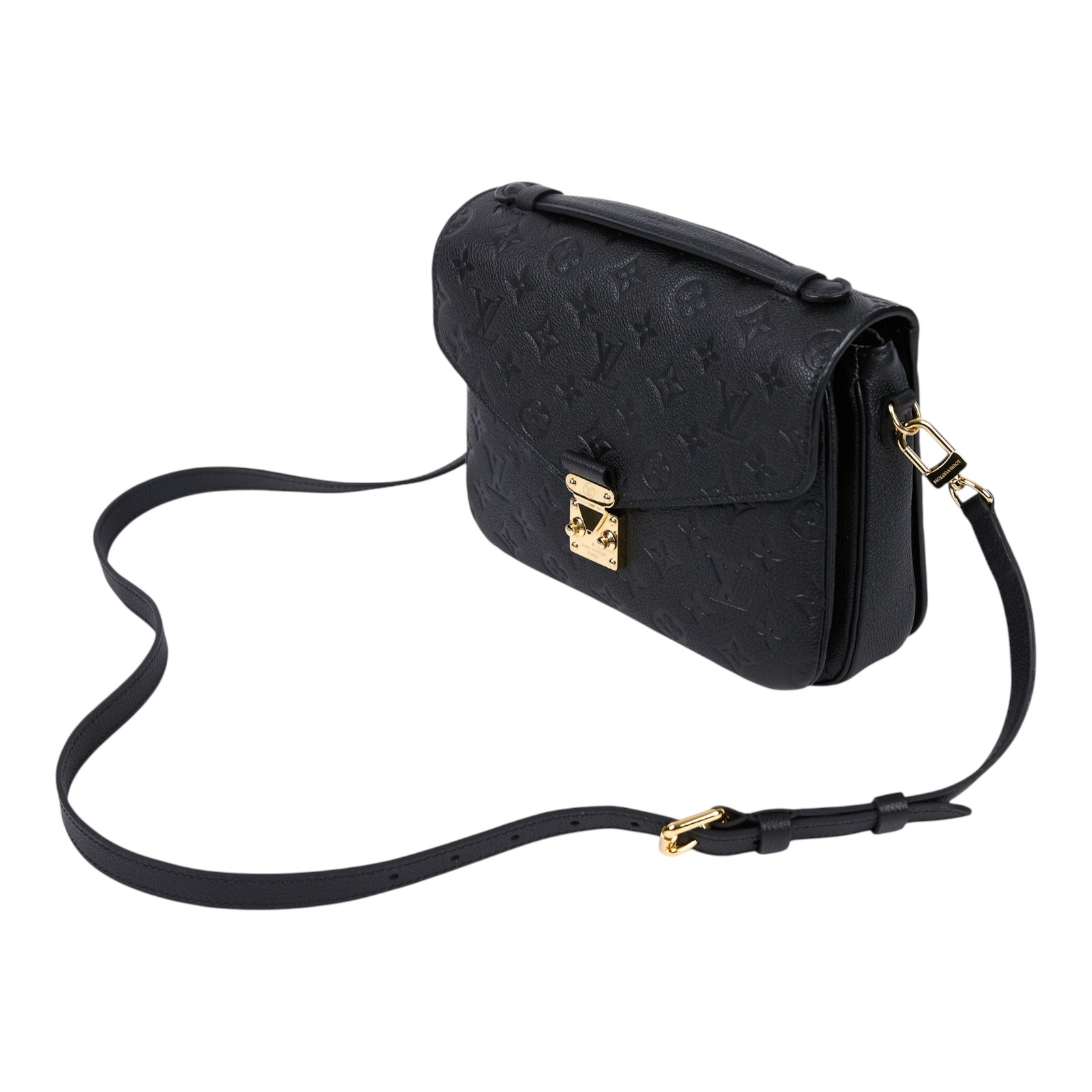 路易威登 LOUIS VUITTON Pochette Métis 壓花牛皮 釦式 手提 斜背包 M41487 晶片款  防塵袋/背帶