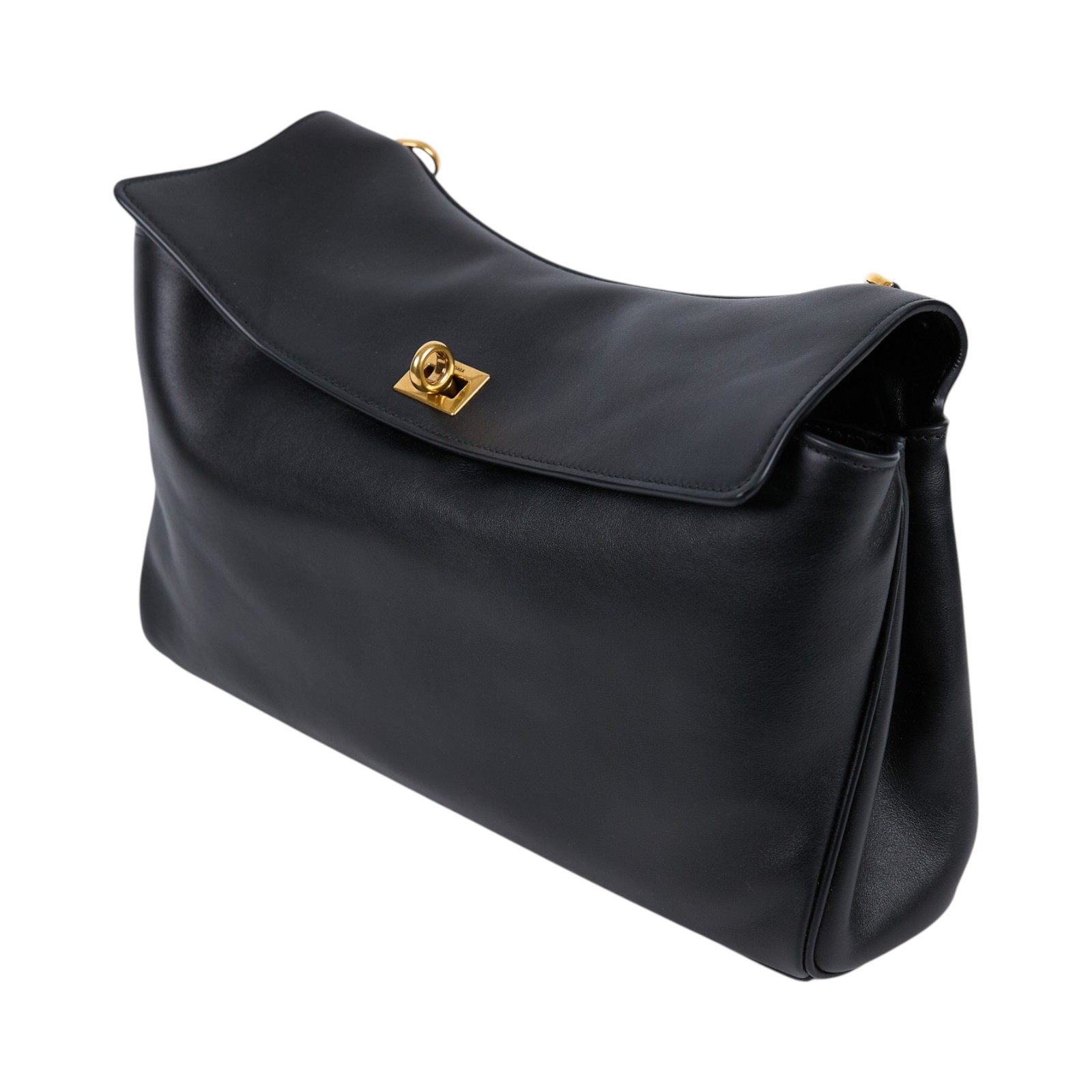 巴黎世家 BALENCIAGA Rodeo Small 郵差包 斜背包 手提包 金色五金 8217872AA4V  防塵袋/背帶/鑰匙圈吊飾