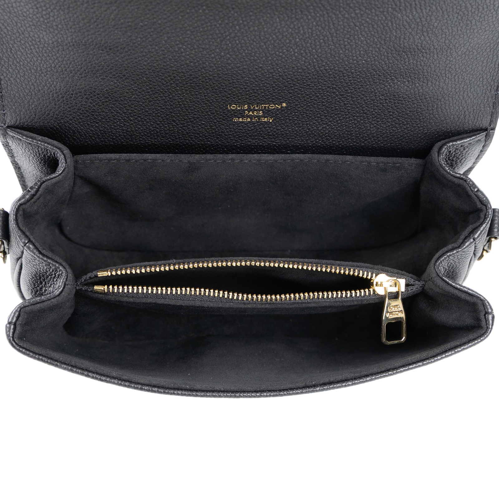 路易威登 LOUIS VUITTON Pochette Métis East West 鏈條 郵差包 腋下單肩包 黑色 M46595 晶片款  原廠盒子/防塵袋/背帶2