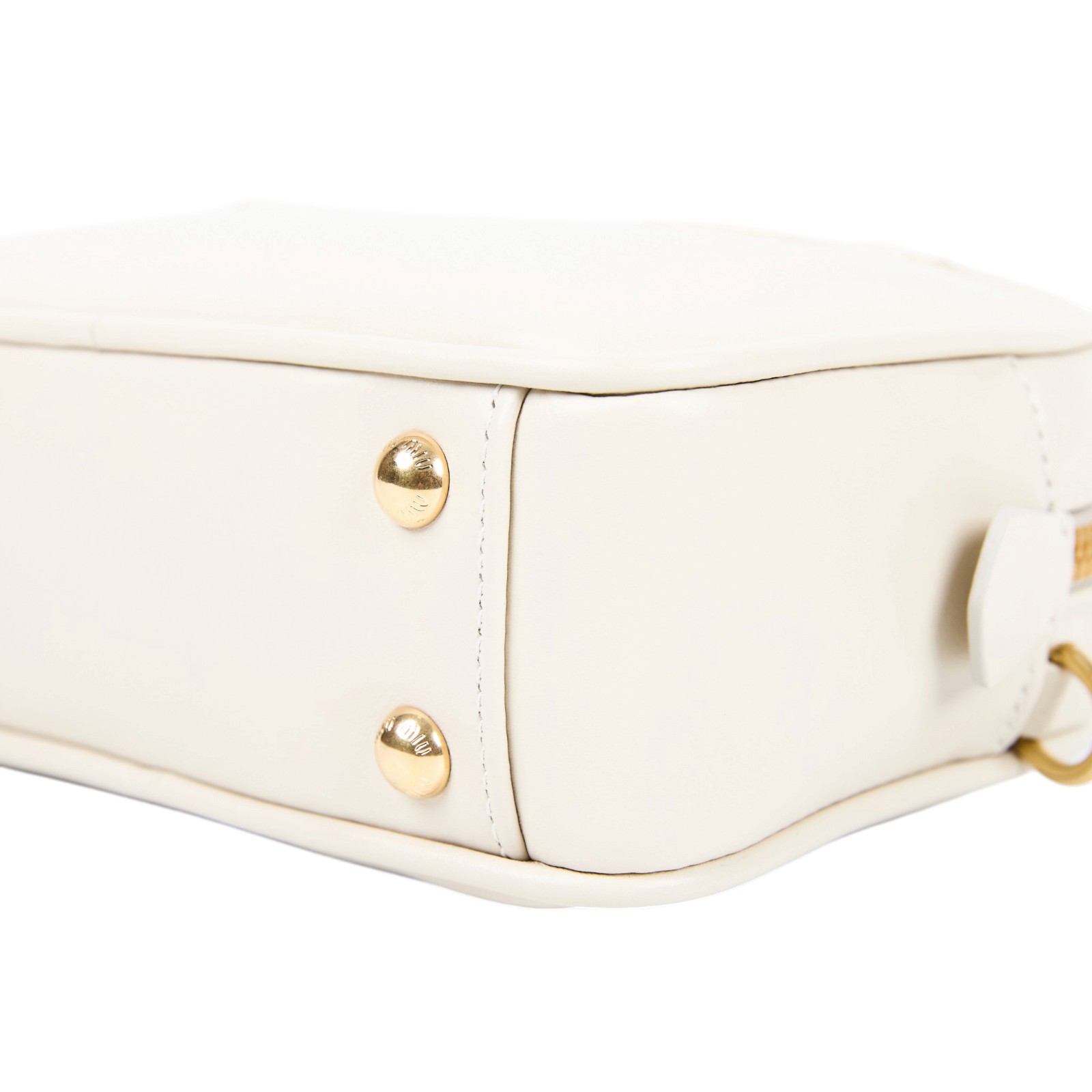 繆繆 MIU MIU Arcadie 皮革手袋 Arcadie leather bag 5BB123_ACR3 白ARCADIE皮革手袋 防塵袋/背帶/鎖組
