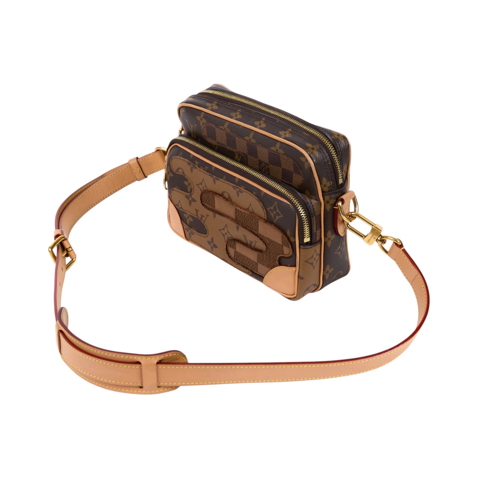 路易威登 LOUIS VUITTON Nil 斜背包 肩背包 手提包 M26068 原花NIL AUTRES TOILES 背帶2/吊牌(晶片消磁)