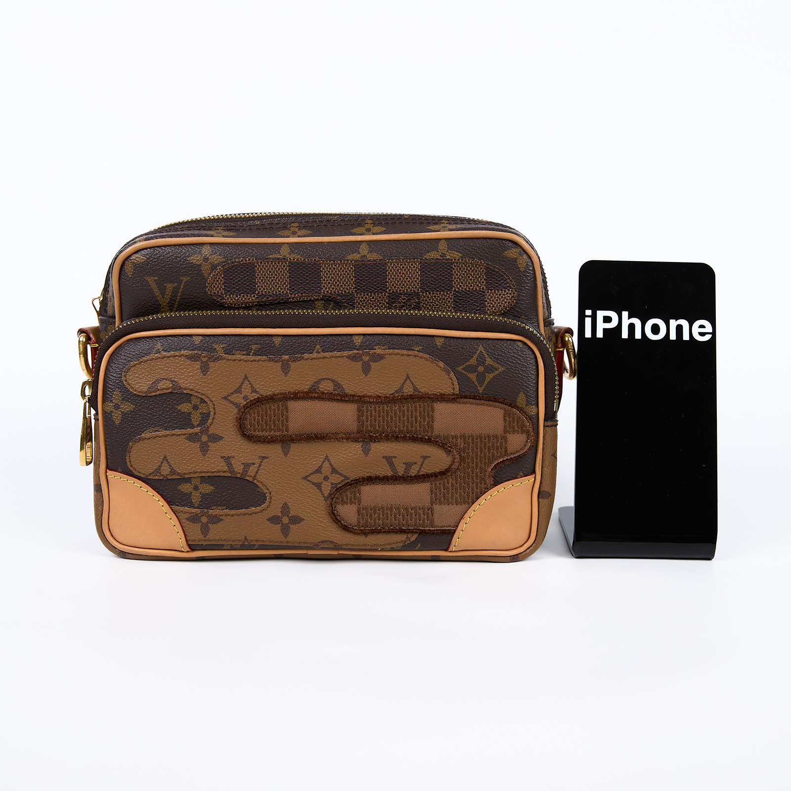 路易威登 LOUIS VUITTON Nil 斜背包 肩背包 手提包 M26068 原花NIL AUTRES TOILES 背帶2/吊牌(晶片消磁)