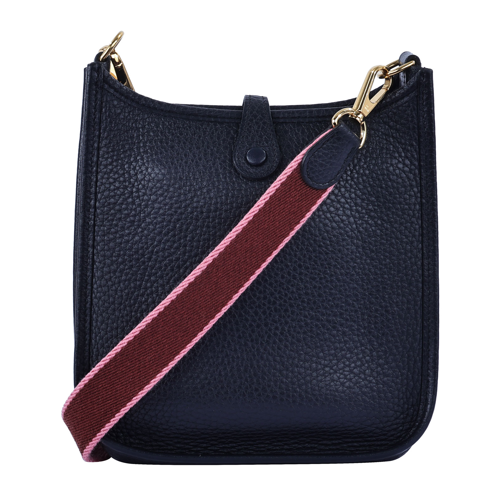 愛馬仕 Hermes Evelyne Bag Mini 伊芙琳包 Evelyne 16 EV16 C刻 深藍MINI EVELYNE 防塵袋/背帶