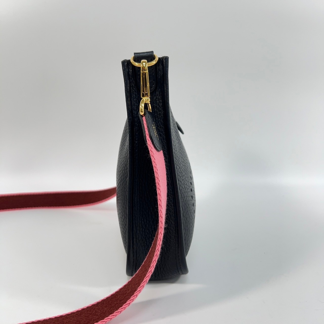 愛馬仕 Hermes Evelyne Bag Mini 伊芙琳包 Evelyne 16 EV16 C刻 深藍MINI EVELYNE 防塵袋/背帶