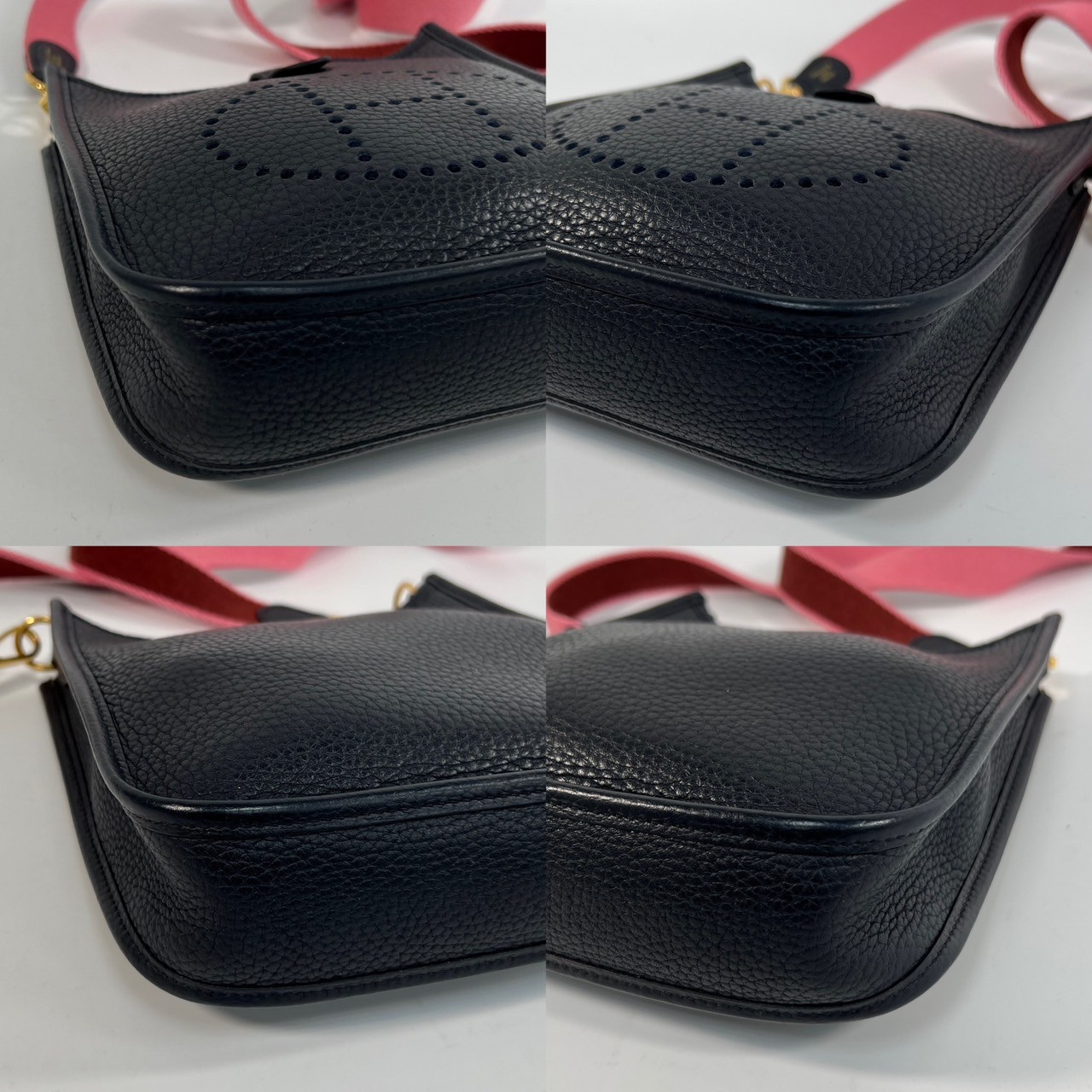 愛馬仕 Hermes Evelyne Bag Mini 伊芙琳包 Evelyne 16 EV16 C刻 深藍MINI EVELYNE 防塵袋/背帶