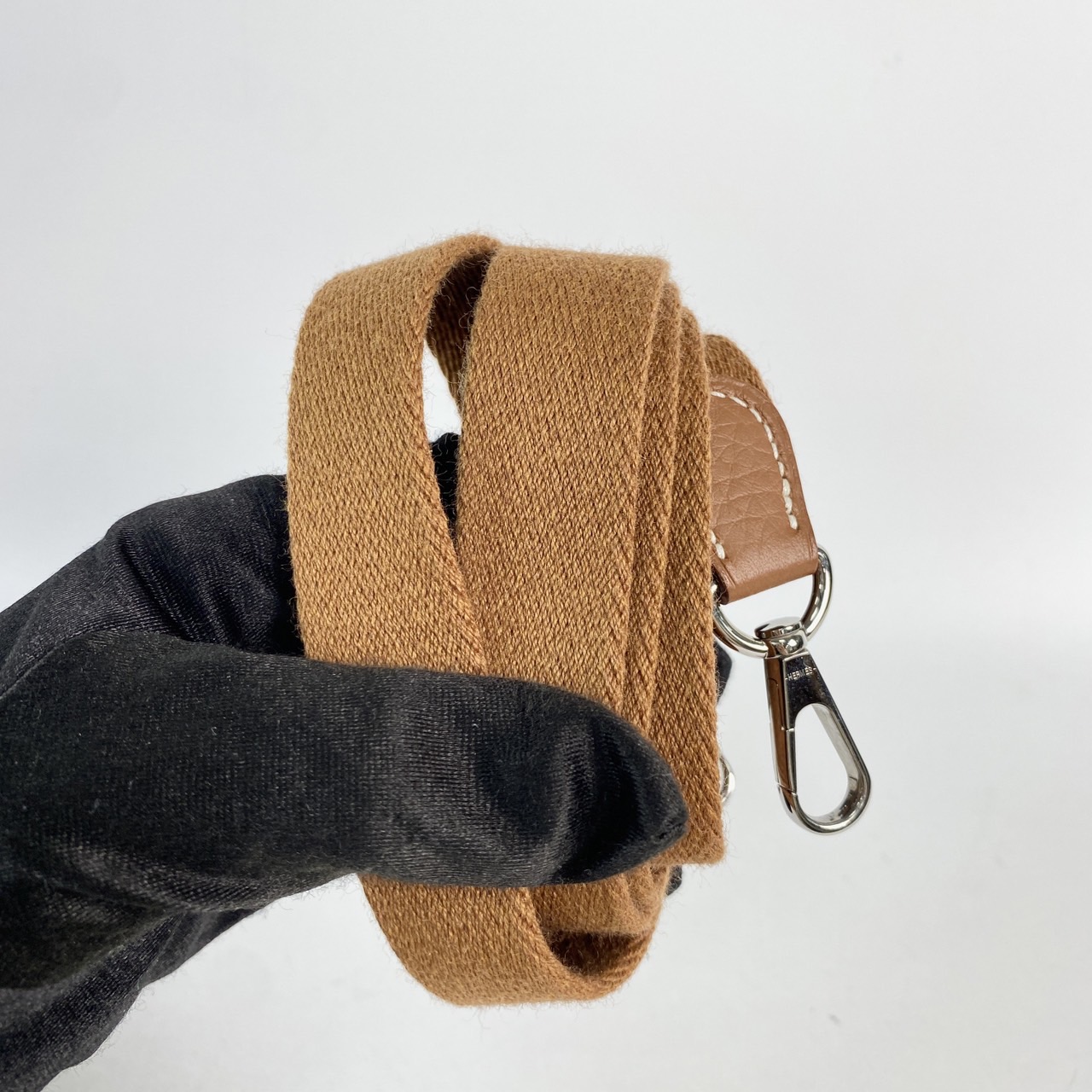 愛馬仕 Hermes Evelyne Bag Mini 伊芙琳包 Evelyne 16 EV16 B刻 金棕MINI EVELYNE 原廠盒子/防塵袋/購買證明