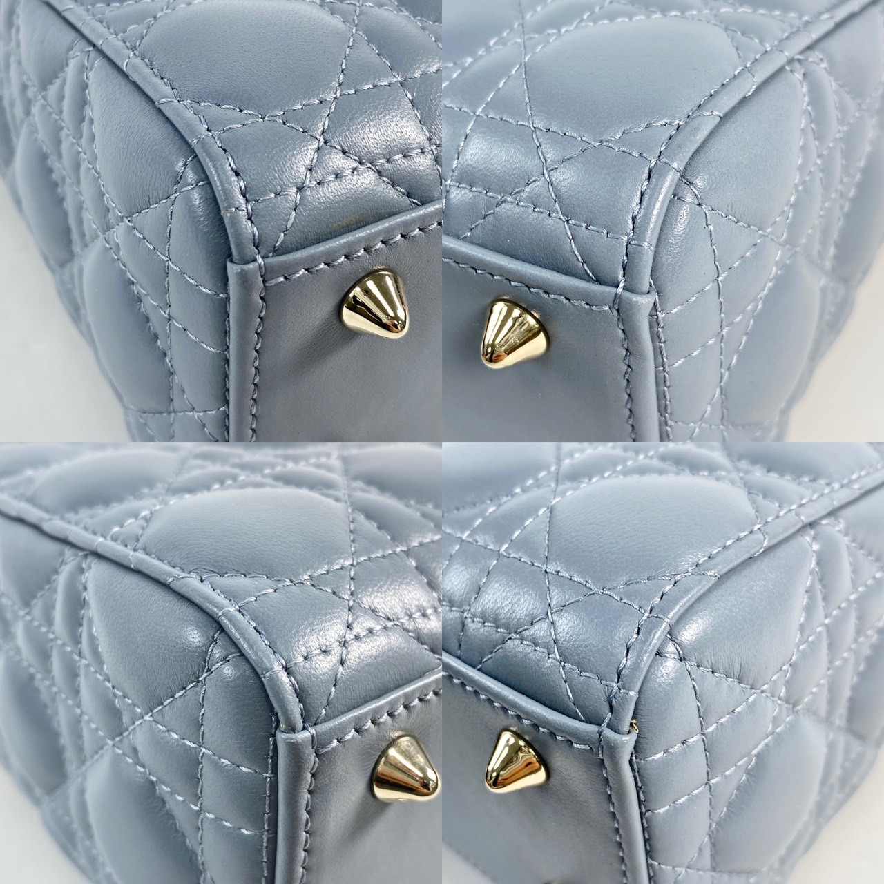 迪奧 CHRISTIAN DIOR Lady Dior My ABCDior 小型 肩背 手提包 羊皮 M0538OCEA  原廠盒子/防塵袋/購買證明影本/保證卡