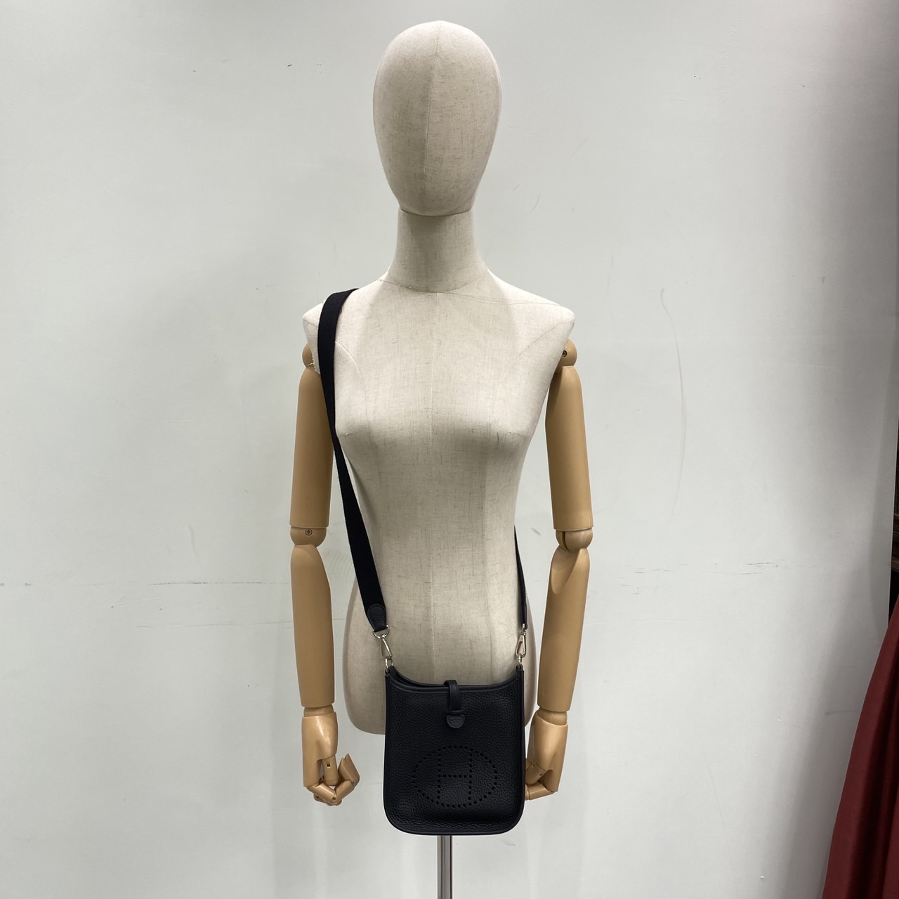 愛馬仕 Hermes Evelyne Bag Mini 伊芙琳包 Evelyne 16 EV16 D刻 黑MINI EVELYNE 原廠盒子/防塵袋