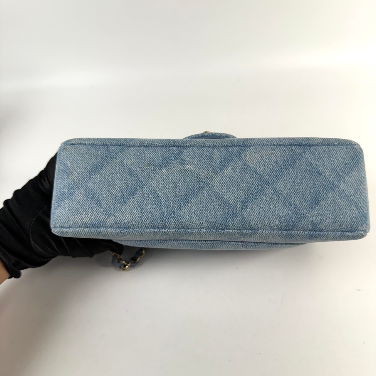 香奈兒 CHANEL CF 經典 小型 口蓋包 A01113 晶片款 單寧COCO23 原廠盒子/防塵袋/購買證明