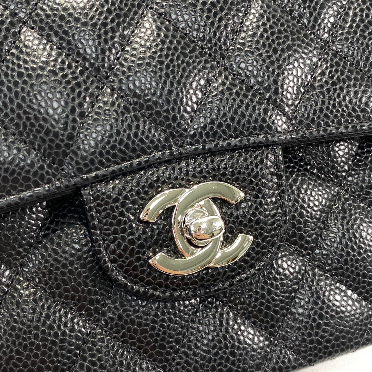 香奈兒 CHANEL CF 經典 小型 口蓋包 A01113 晶片款 黑銀荔枝COCO23 原廠盒子/防塵袋/購買證明