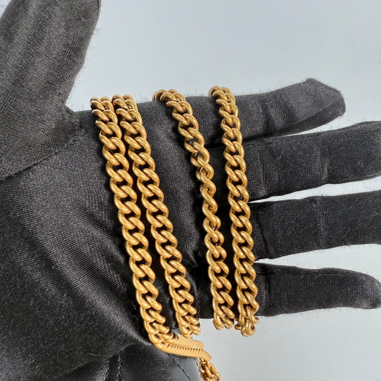 古馳 GUCCI GG Mormont 絎縫 超迷你袋 476433 黑MARMONT MINI 原廠盒子/防塵袋