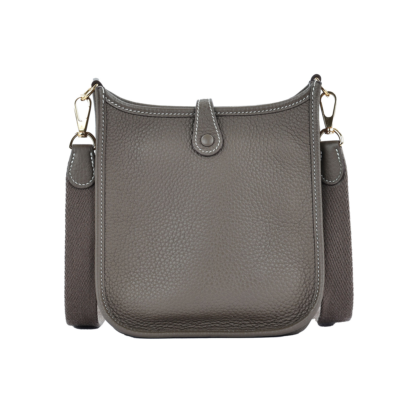 愛馬仕 Hermes Evelyne Bag Mini 伊芙琳包 Evelyne 16 EV16 U刻 大象灰金釦Evelyne MINI 防塵袋/原廠盒子