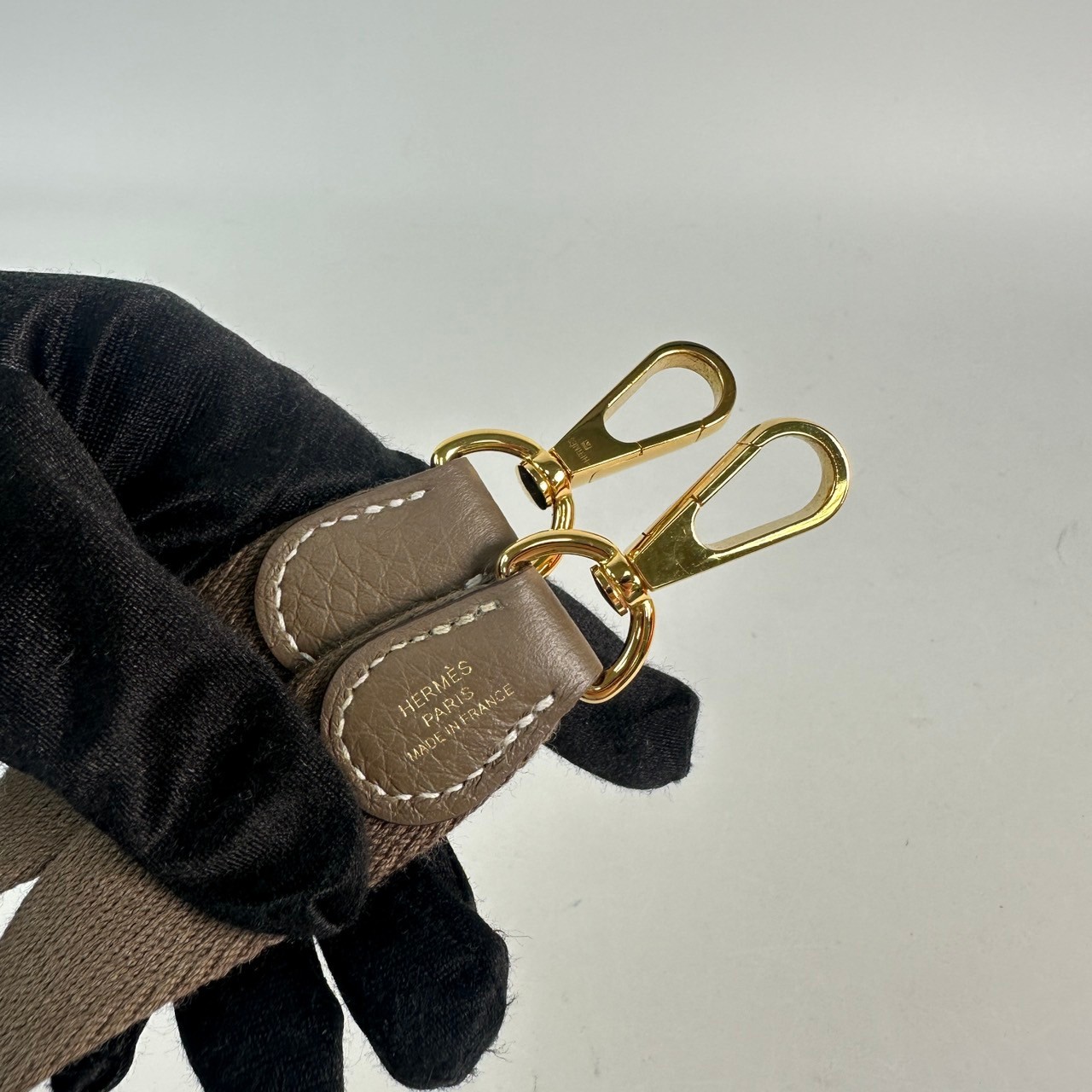 愛馬仕 Hermes Evelyne Bag Mini 伊芙琳包 Evelyne 16 EV16 U刻 大象灰金釦Evelyne MINI 防塵袋/原廠盒子