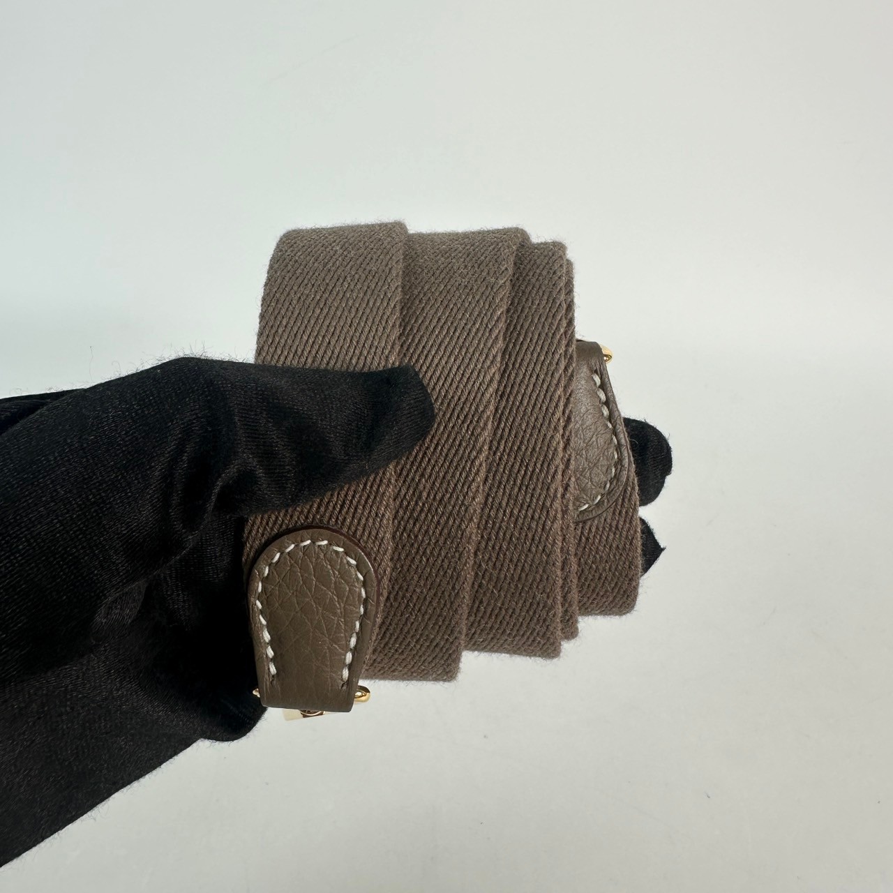 愛馬仕 Hermes Evelyne Bag Mini 伊芙琳包 Evelyne 16 EV16 U刻 大象灰金釦Evelyne MINI 防塵袋/原廠盒子