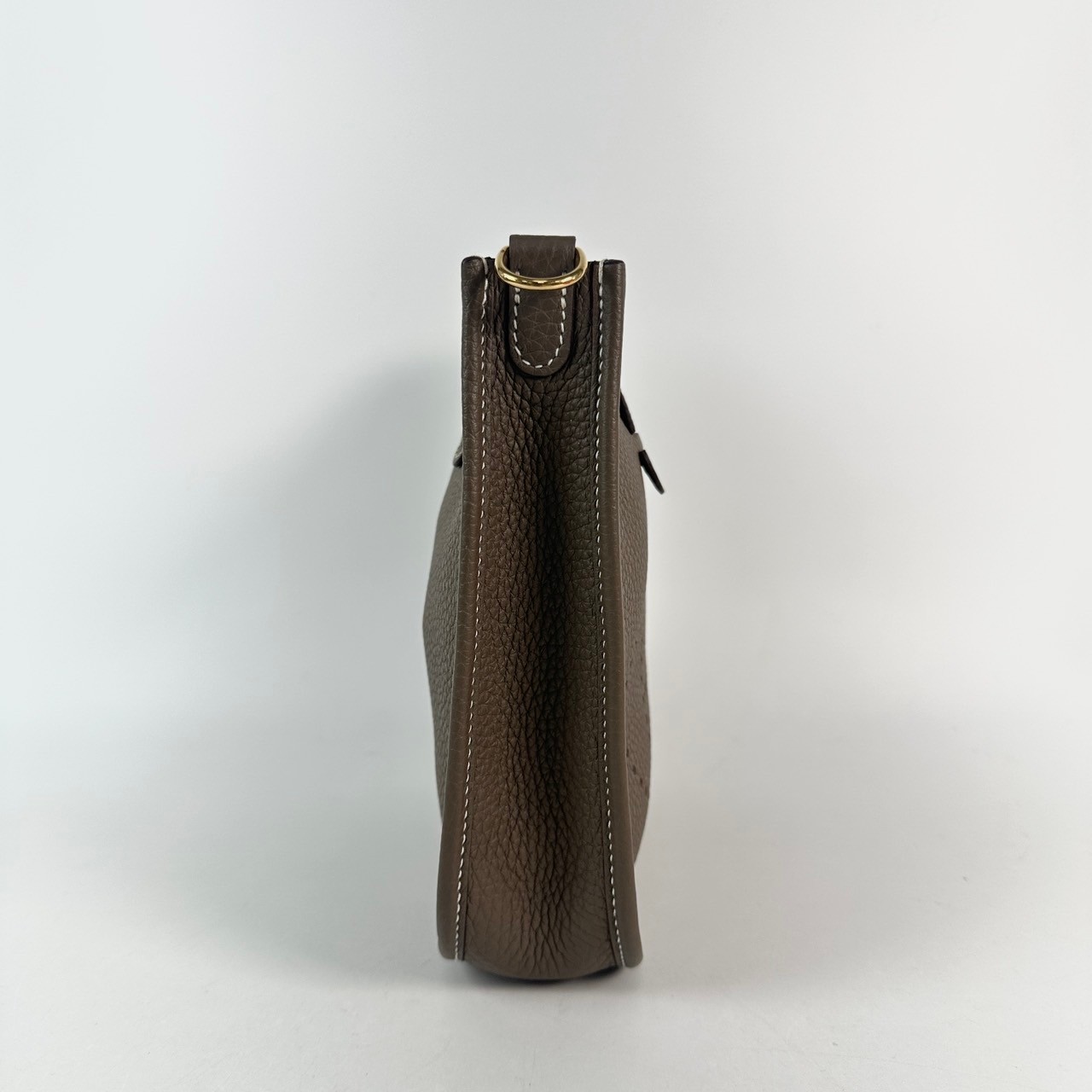 愛馬仕 Hermes Evelyne Bag Mini 伊芙琳包 Evelyne 16 EV16 U刻 大象灰金釦Evelyne MINI 防塵袋/原廠盒子