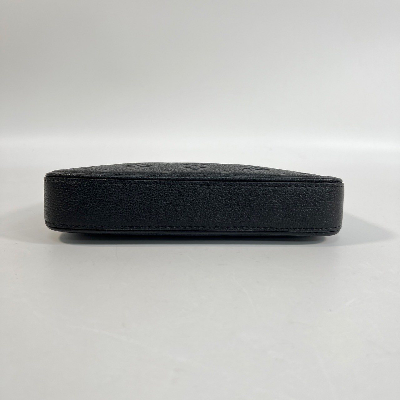 路易威登 LOUIS VUITTON Easy Pouch On Strap 壓紋牛皮二用包 黑色 M80349 晶片款  原廠盒子/防塵袋