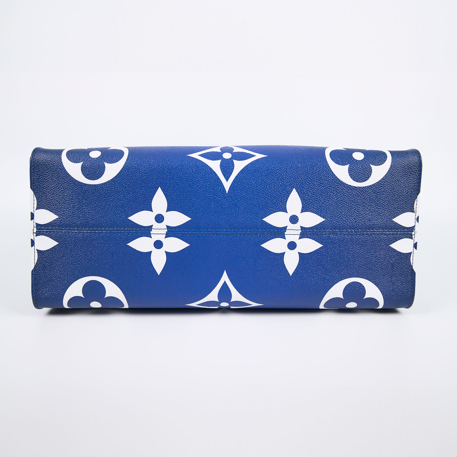 路易威登 LOUIS VUITTON OnTheGo GM 購物袋 手提包 絞染 M45120 晶片款 藍白On the Go GM Escar GM 無附屬品