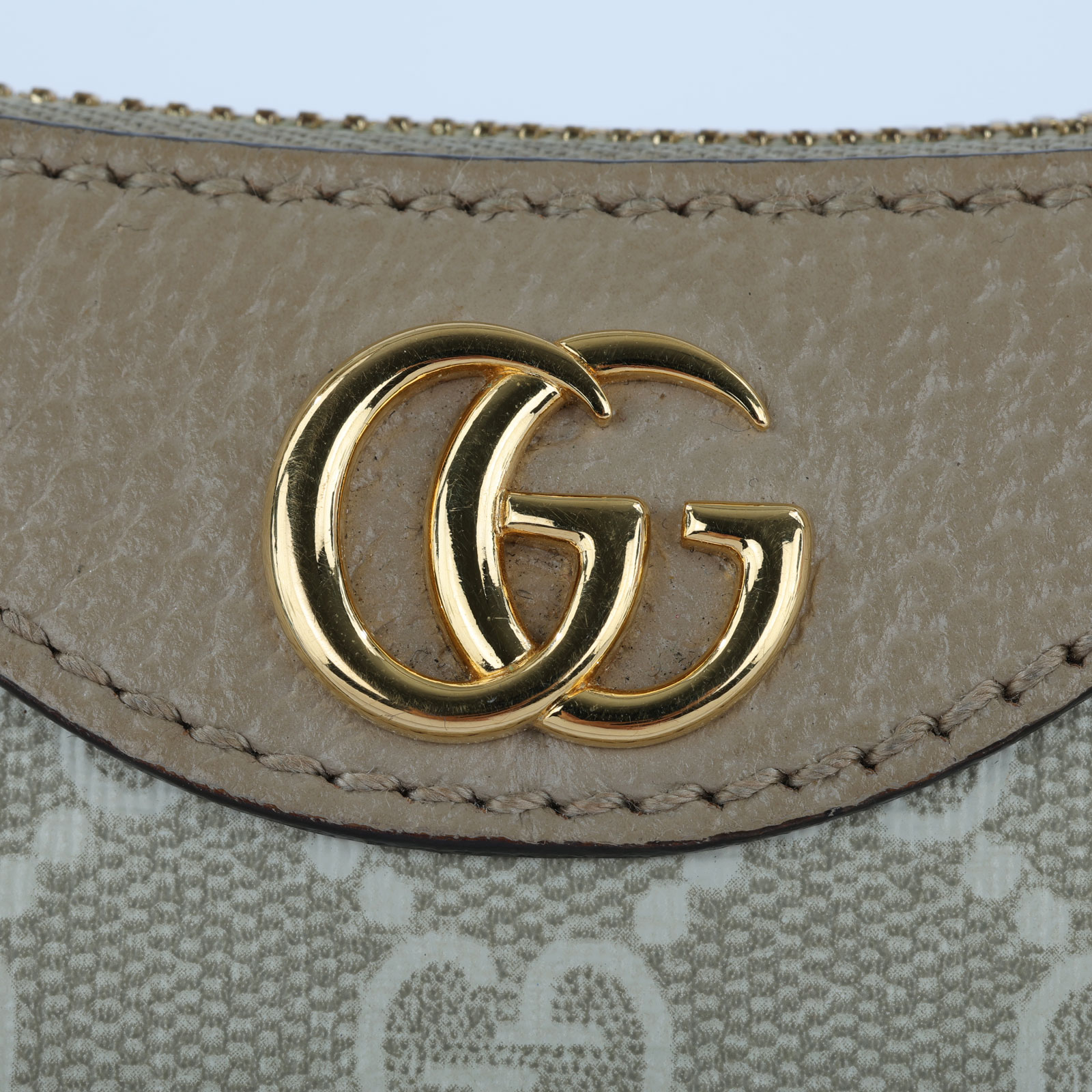 古馳 GUCCI Ophidia 小型 肩揹袋 735145 米色GG肩背包 原廠盒子/防塵袋