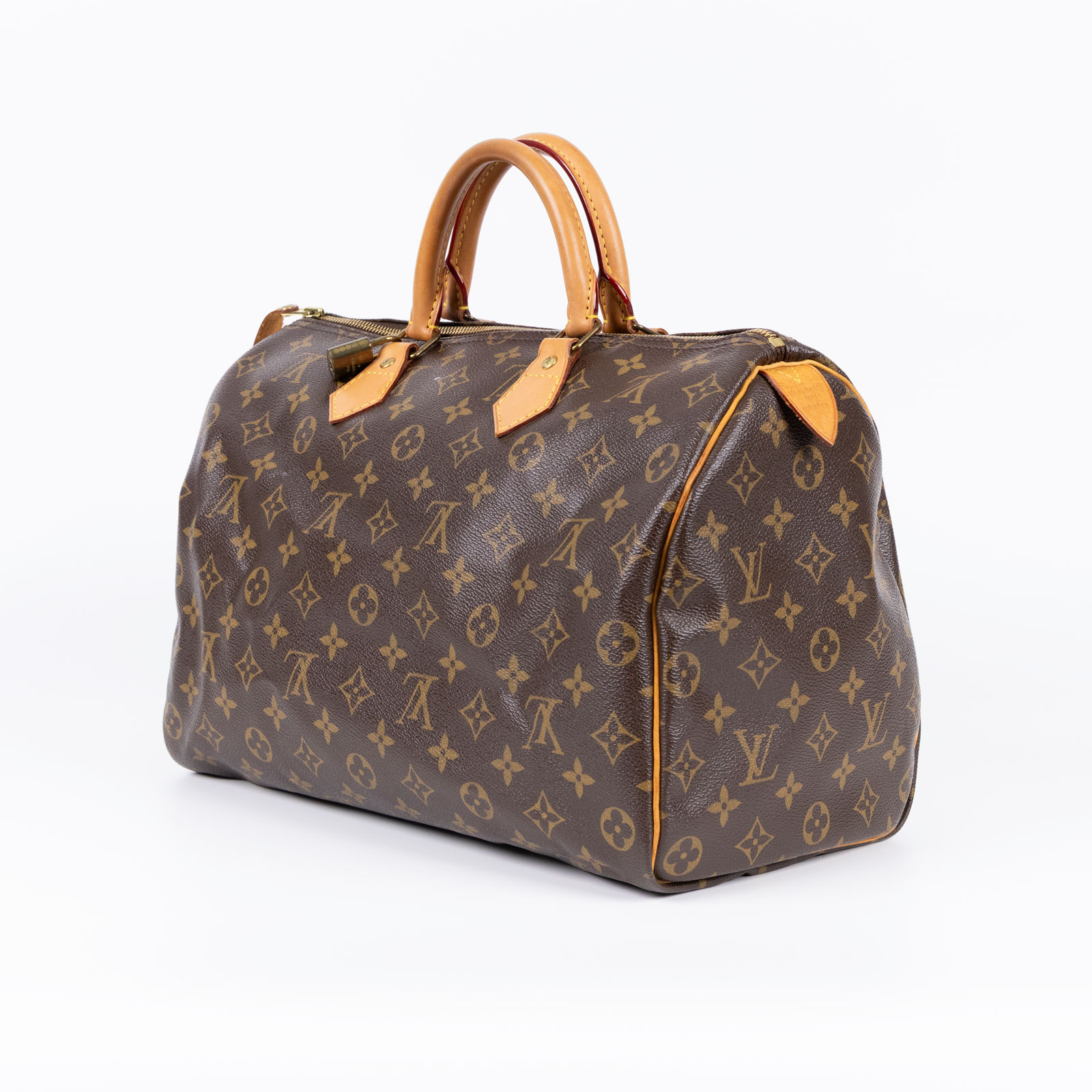 路易威登 LOUIS VUITTON Speedy 35 舊款 手提波士頓包 經典帆布 M41524 原花SPEEDY35 防塵袋