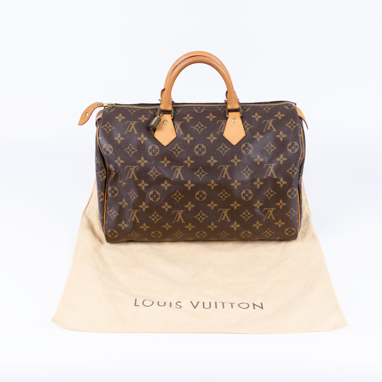 路易威登 LOUIS VUITTON Speedy 35 舊款 手提波士頓包 經典帆布 M41524 原花SPEEDY35 防塵袋