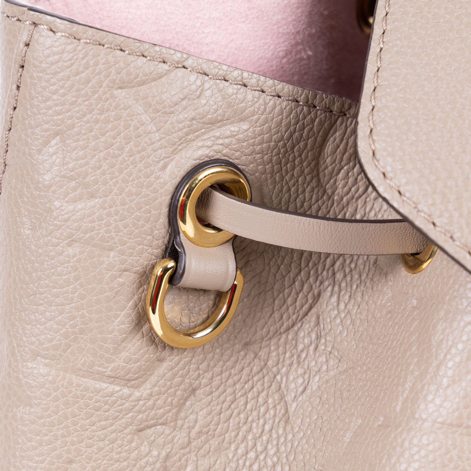 路易威登 LOUIS VUITTON Montsouris 後背包 M45410 晶片款 米灰壓紋後背包 吊牌