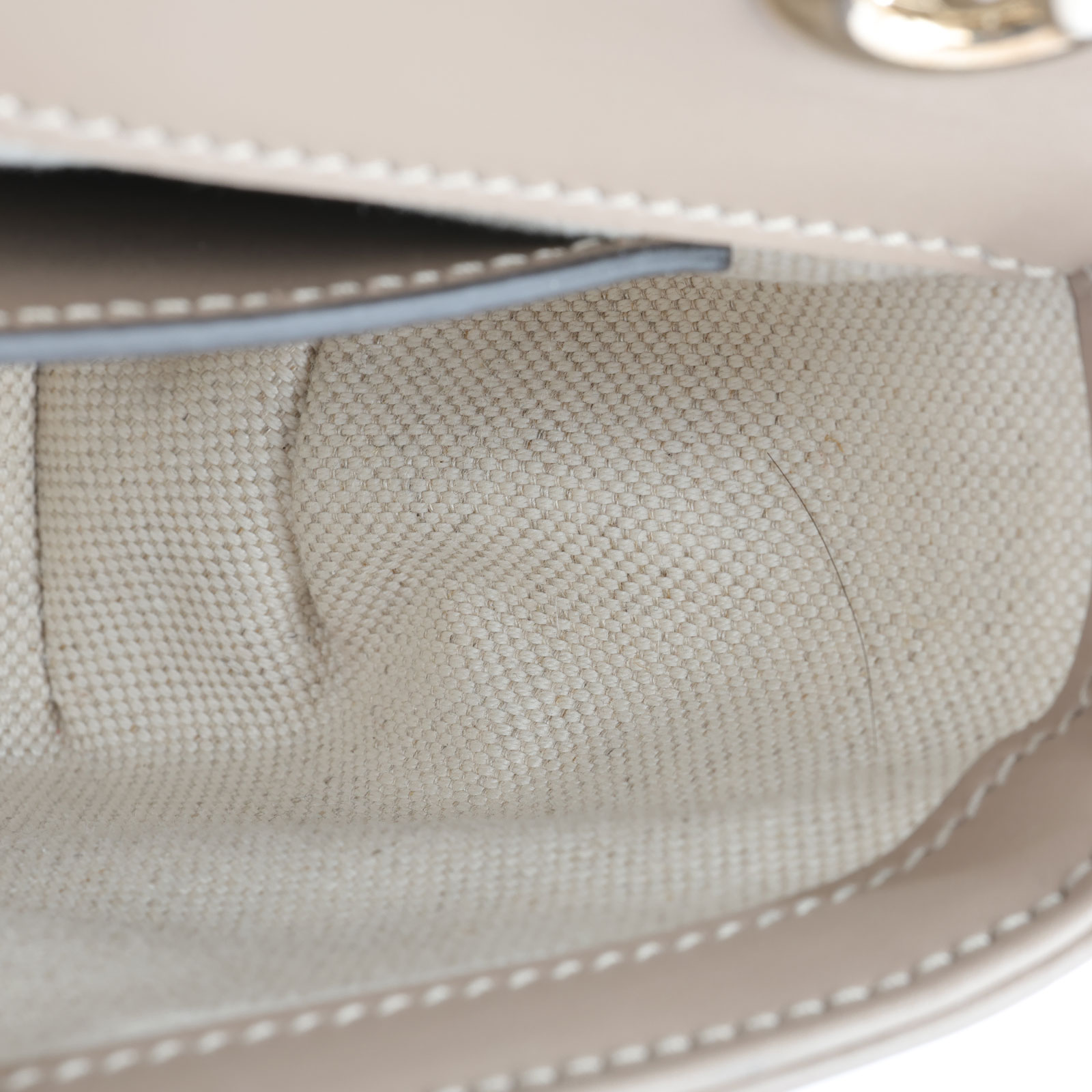 古馳 GUCCI GG Marmont 迷你肩揹袋 446744 灰褐色MARMONT鍊包 原廠盒子/防塵袋